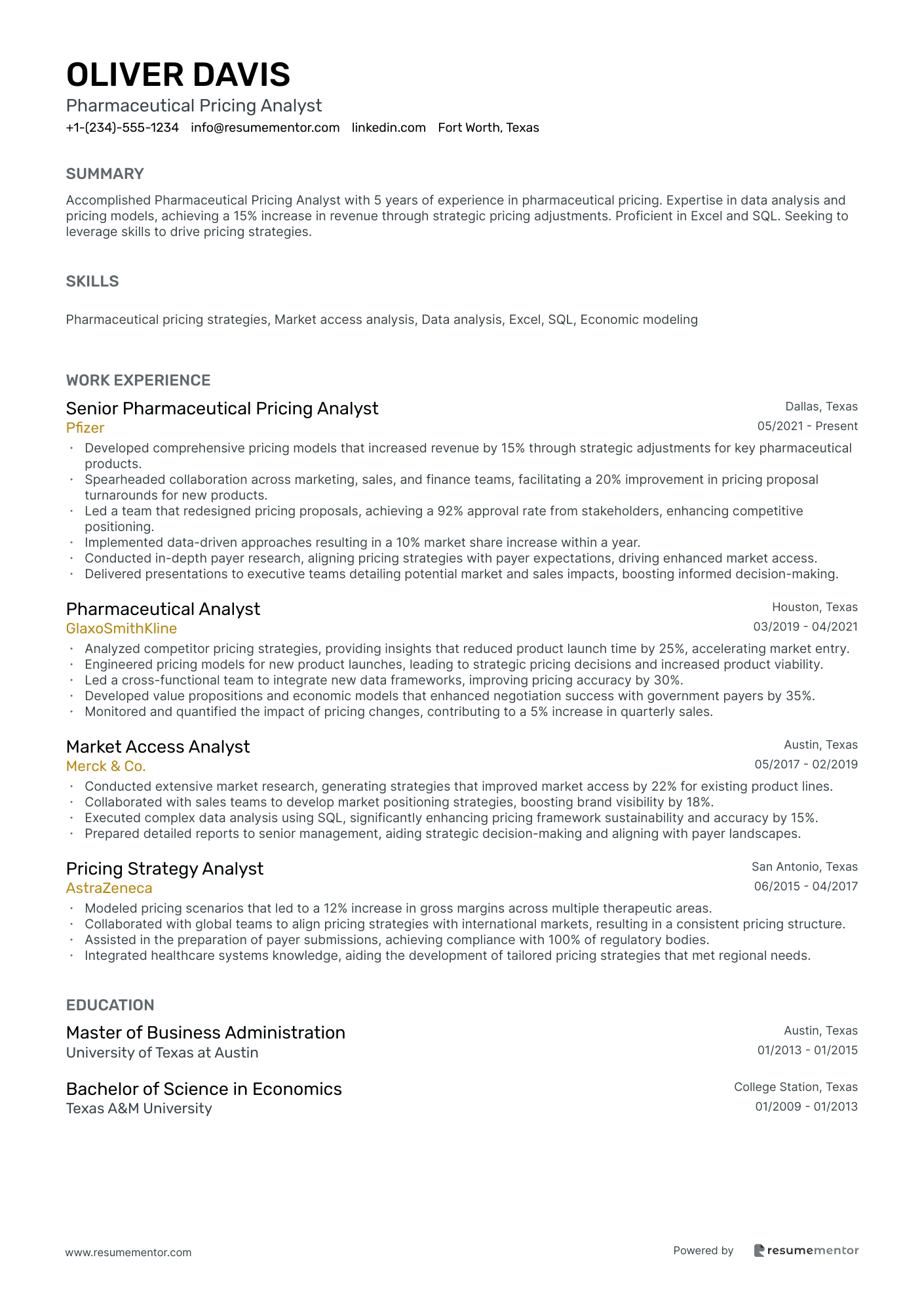 Pharmaceutical Pricing Analyst