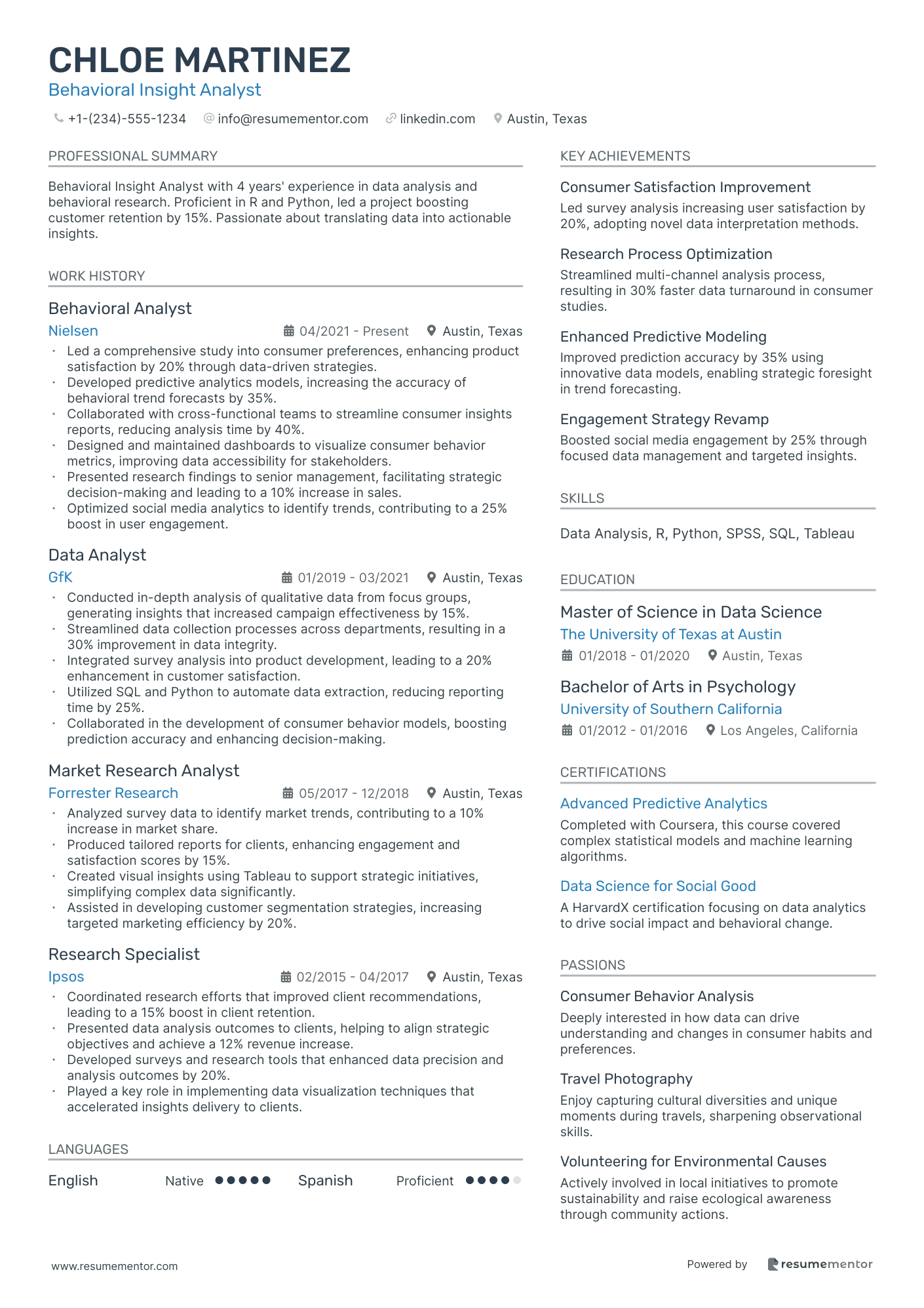 Behavioral Insight Analyst