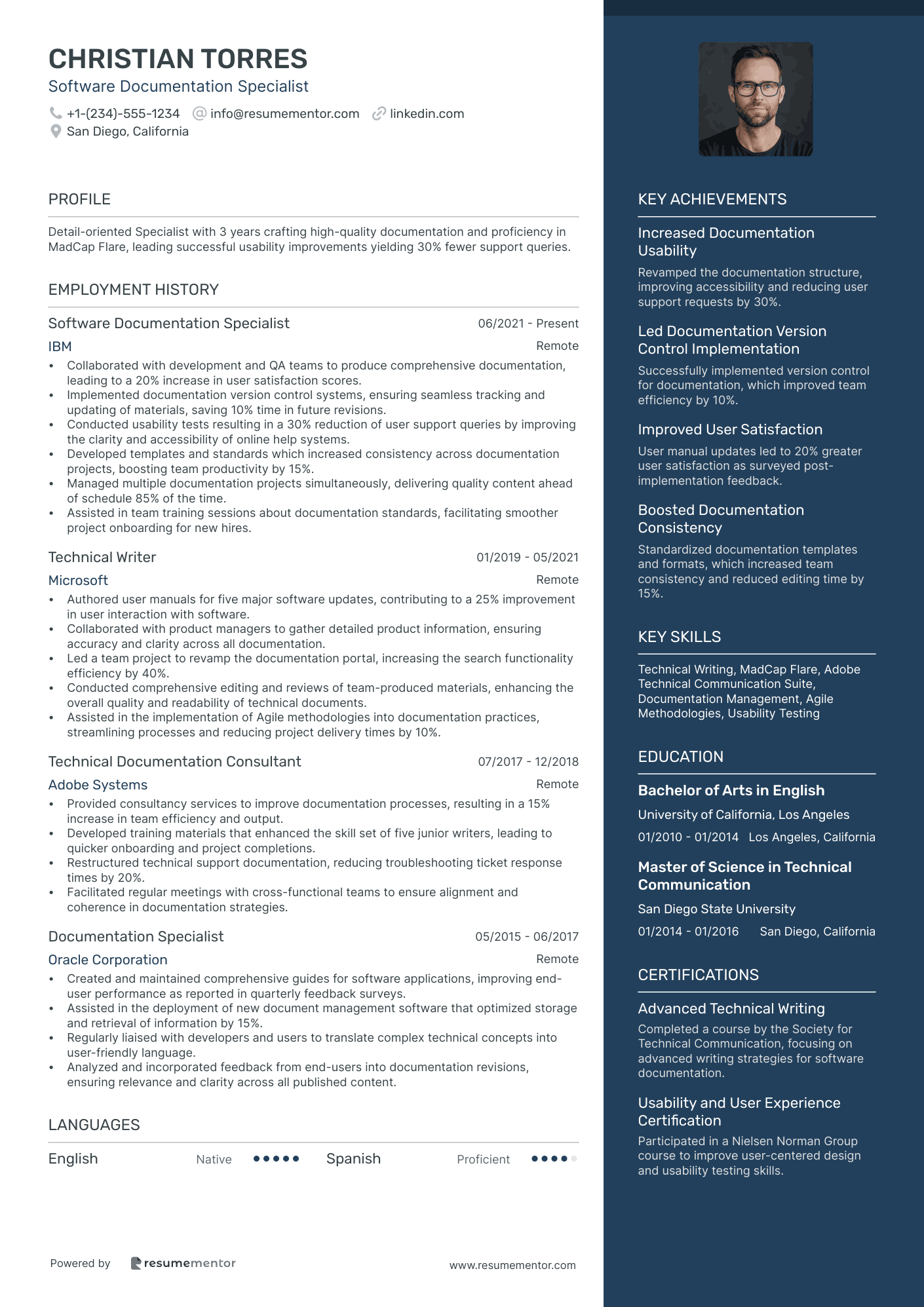Software Documentation Specialist