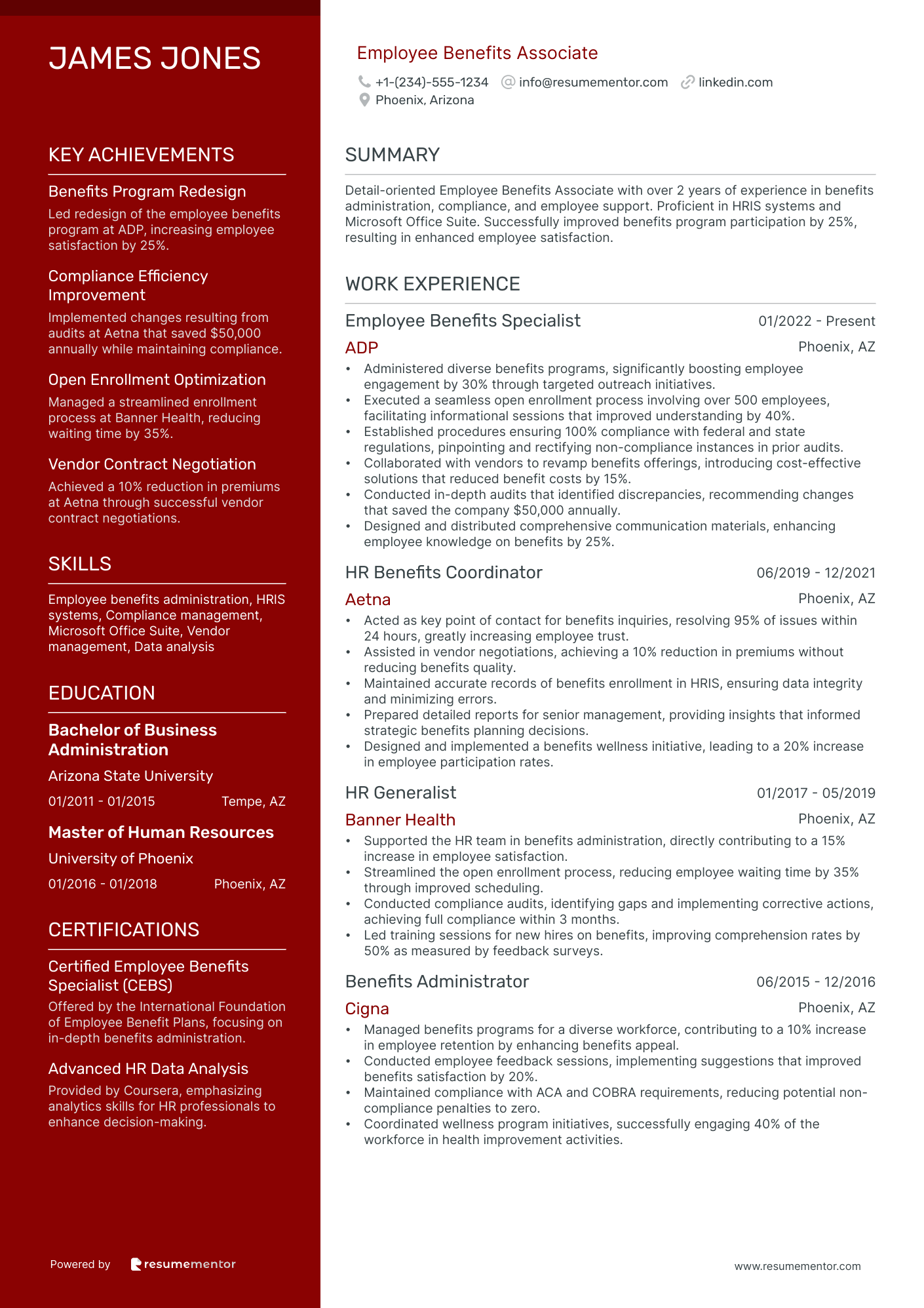 Employee Benefits Associate