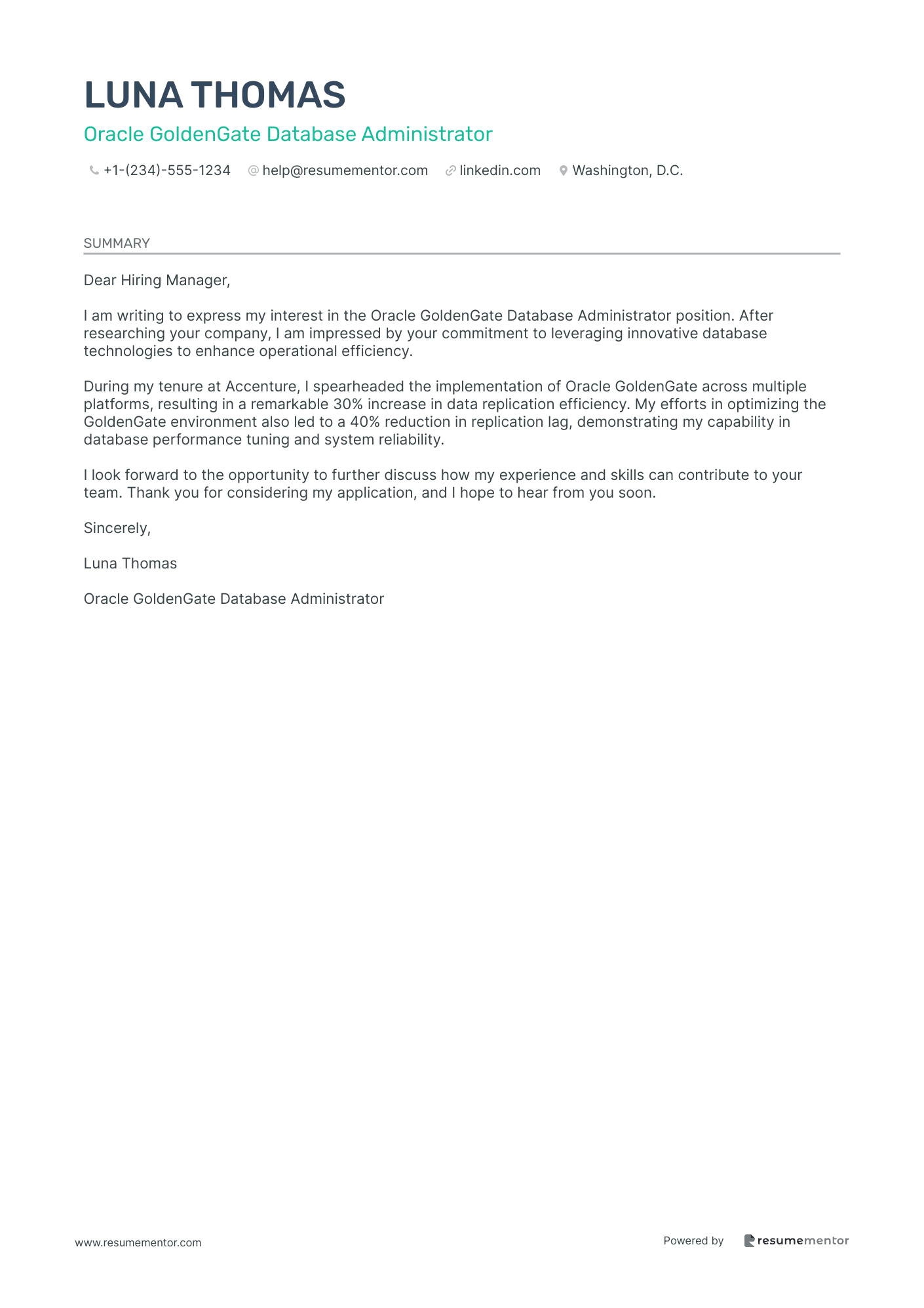 Oracle GoldenGate Database Administrator