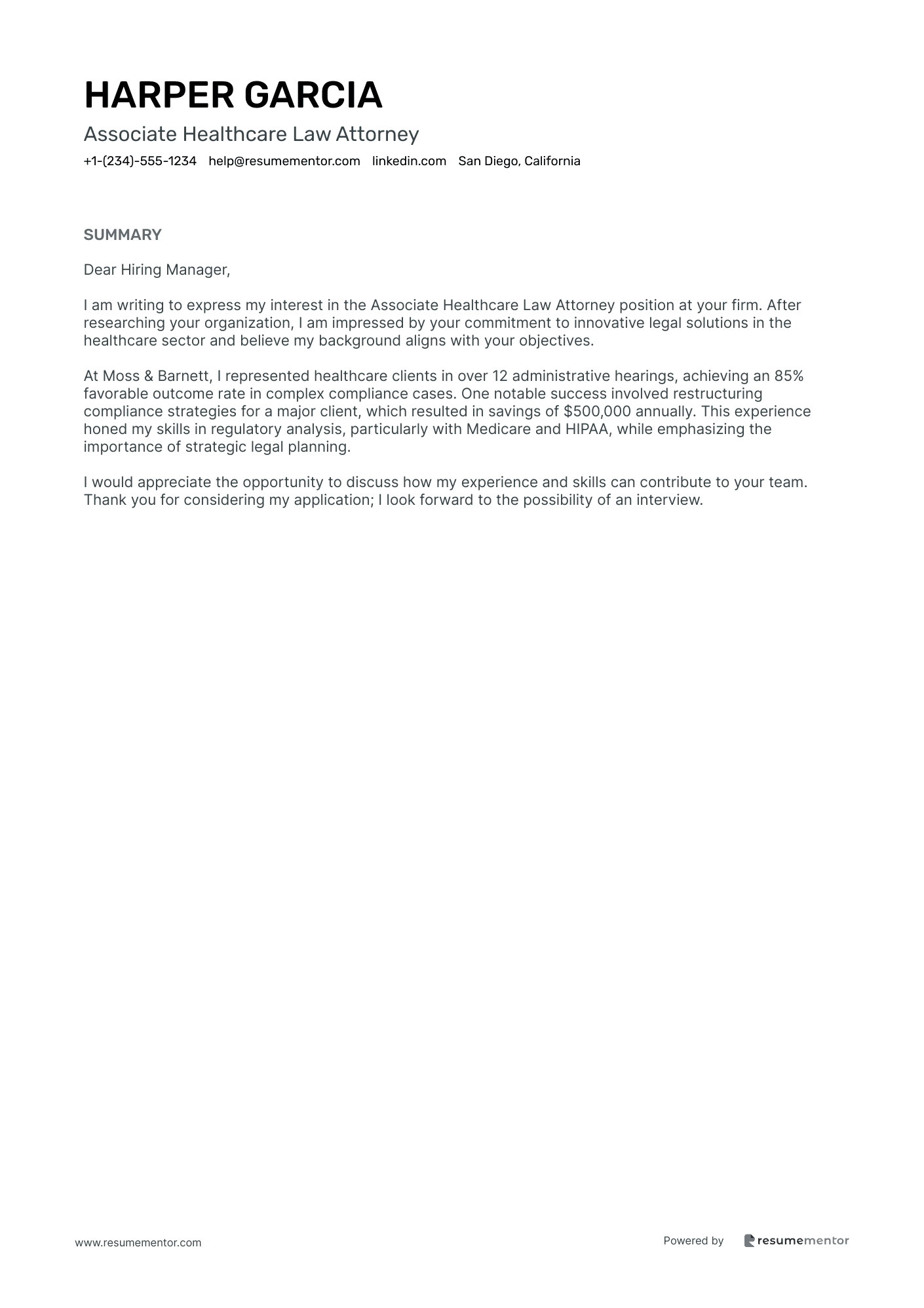 Associate Healthcare Law Attorney