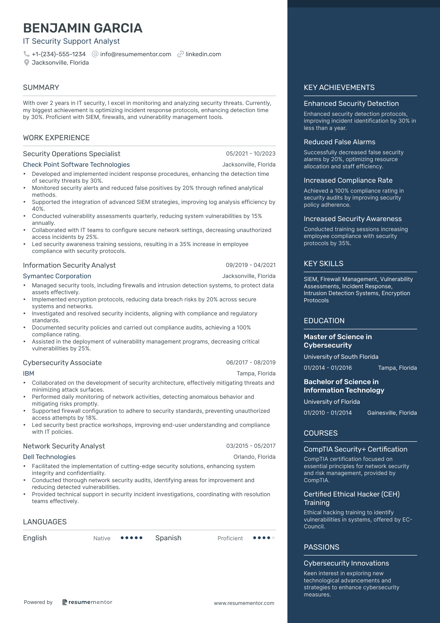 IT Security Support Analyst