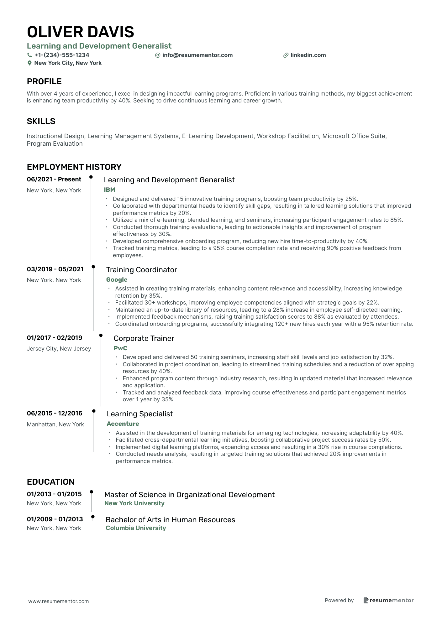 Learning and Development Generalist