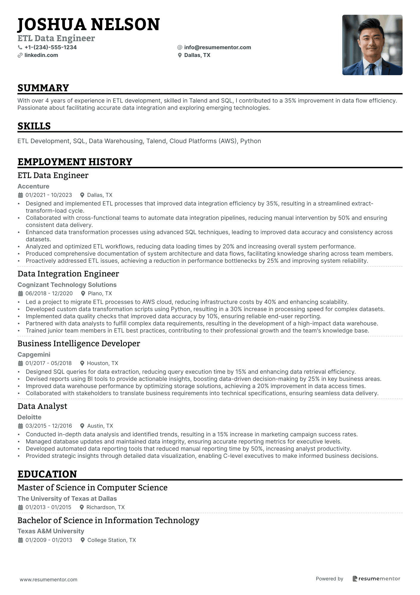 ETL Data Engineer