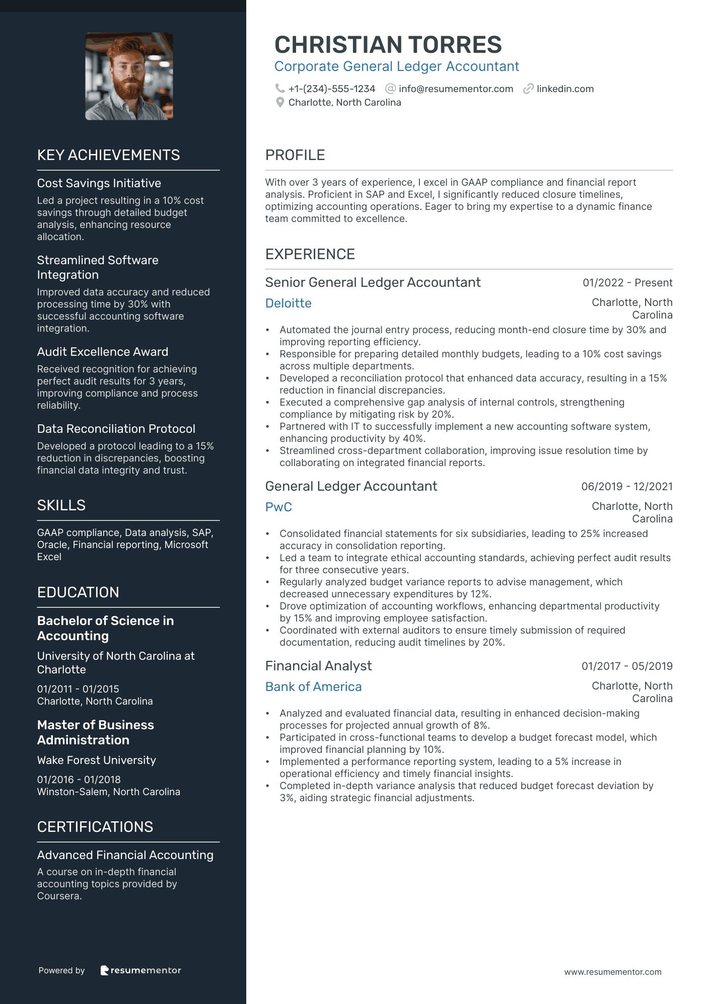 Corporate General Ledger Accountant