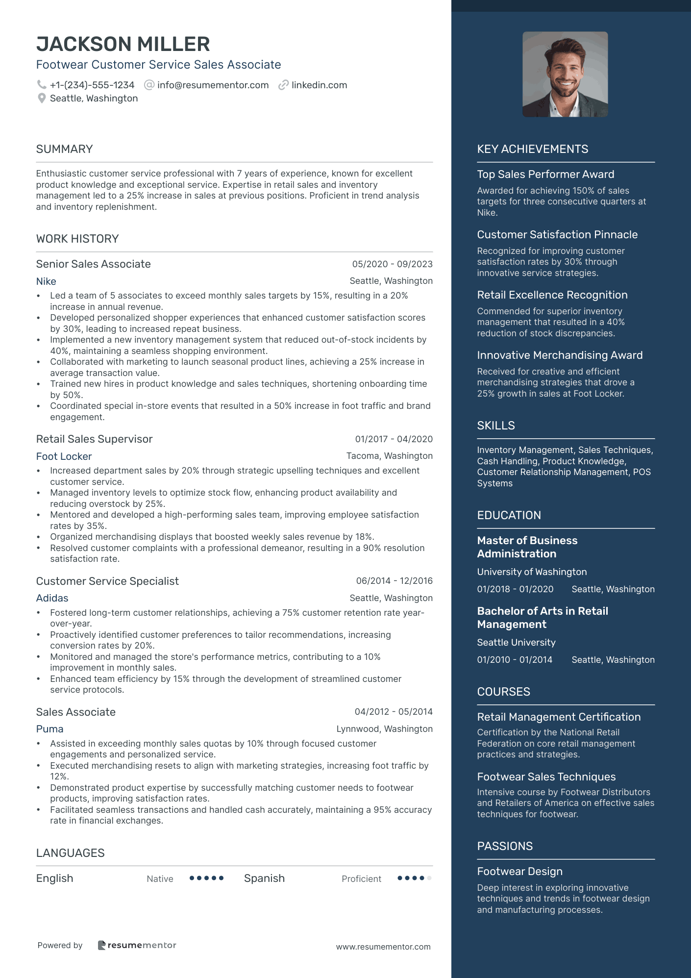 Footwear Customer Service Sales Associate