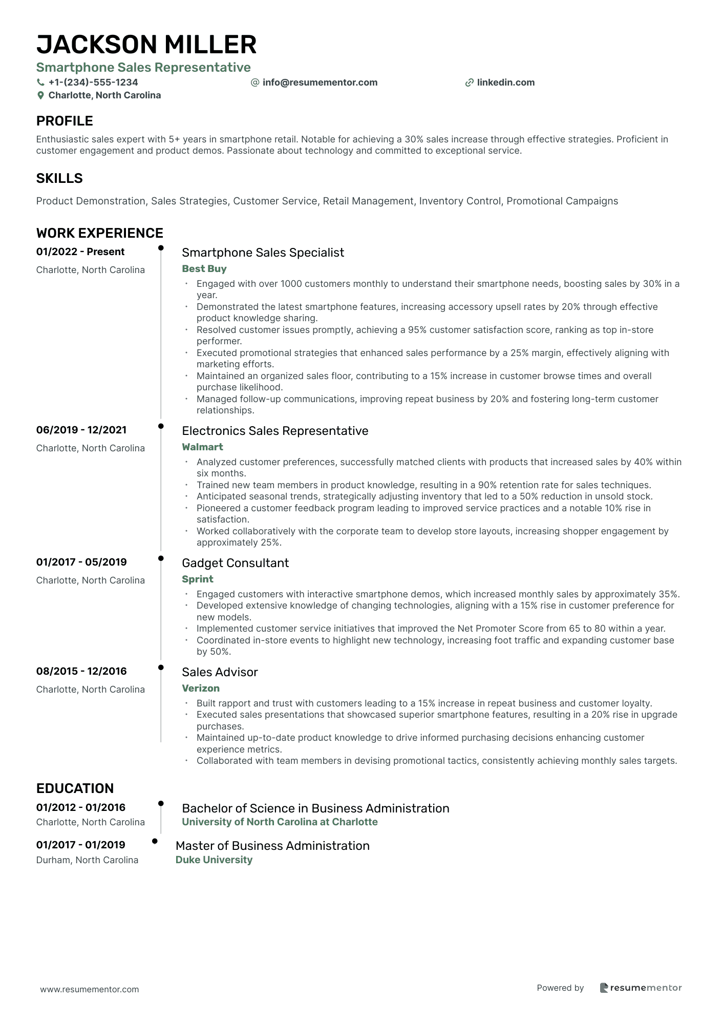 Smartphone Sales Representative