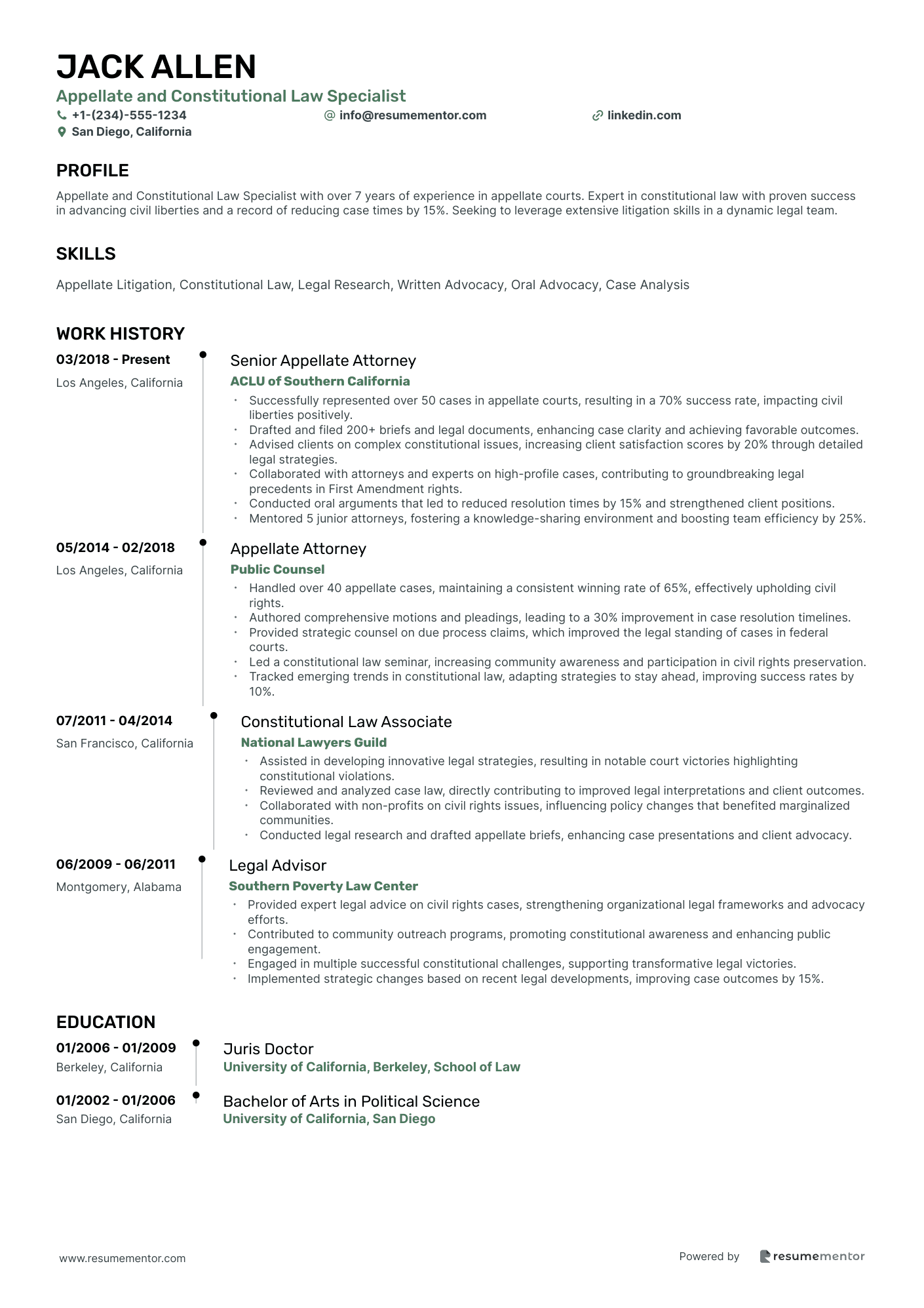 Appellate and Constitutional Law Specialist