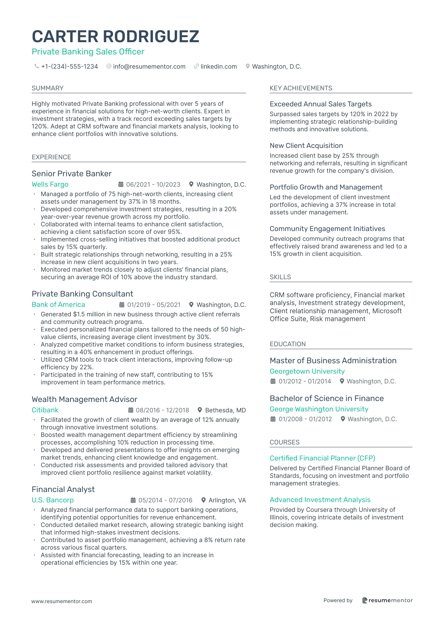 Private Banking Sales Officer