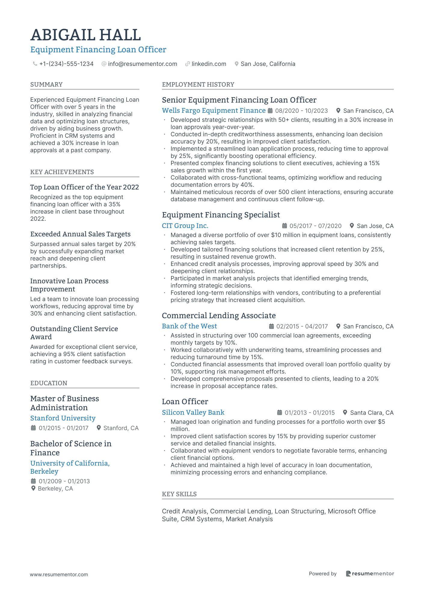 Equipment Financing Loan Officer