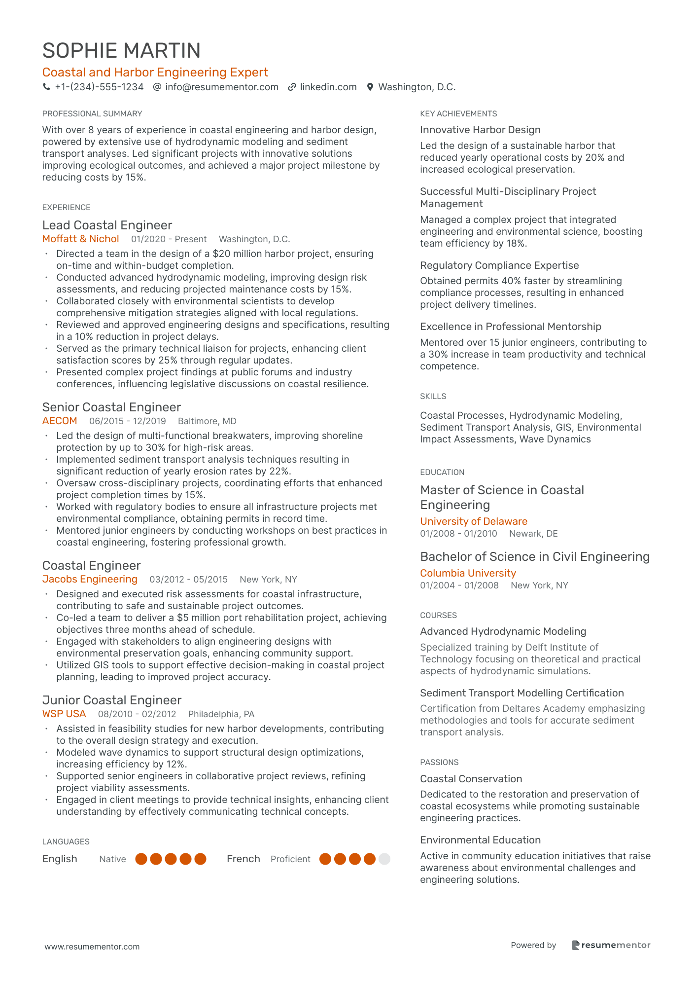 Coastal and Harbor Engineering Expert