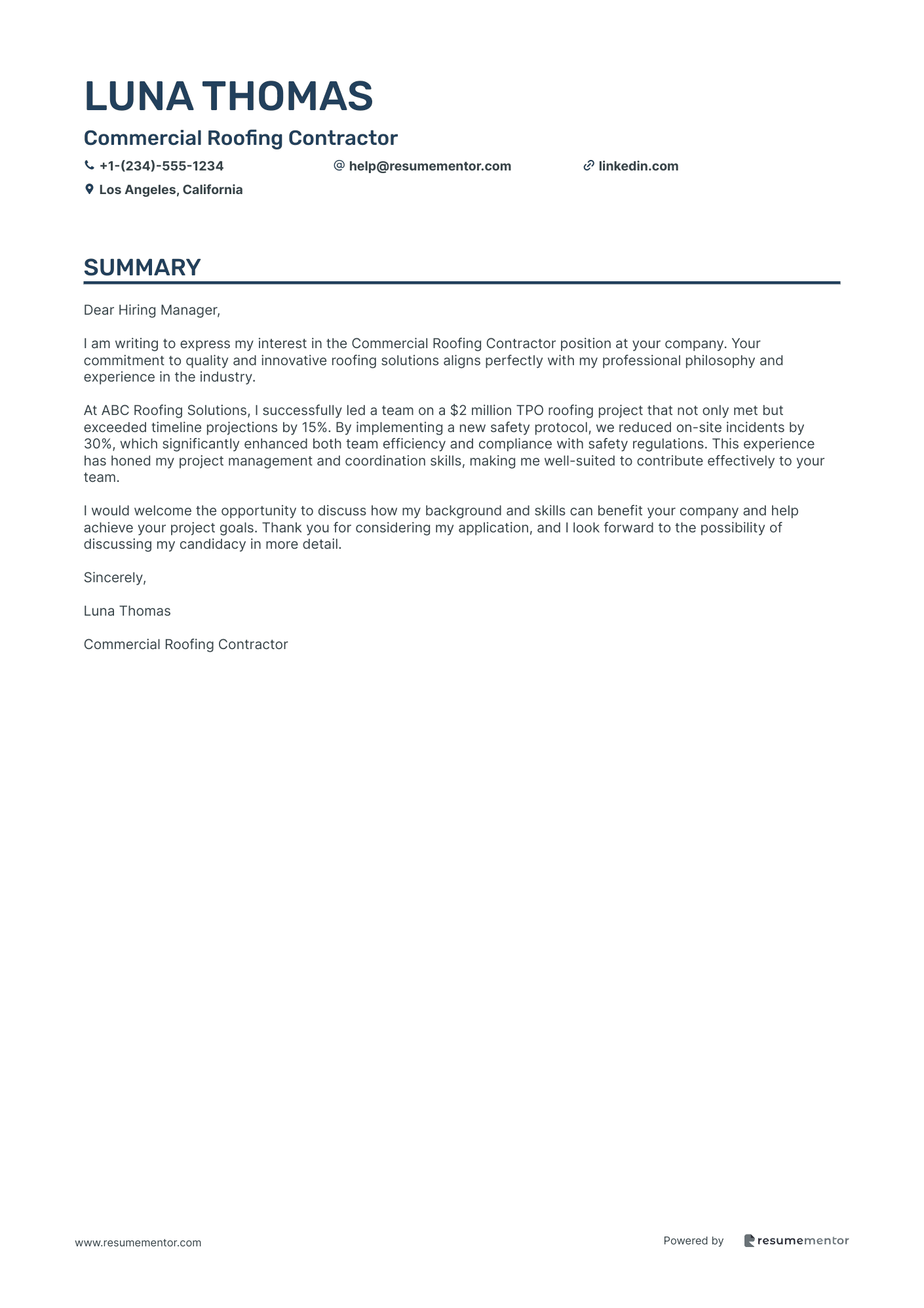 Commercial Roofing Contractor