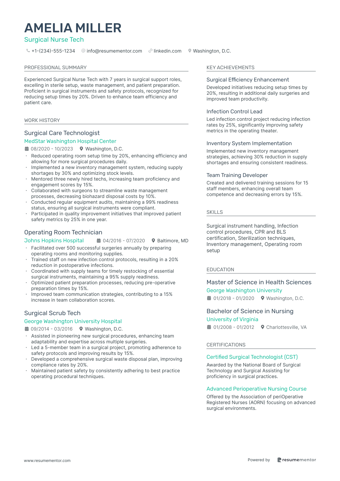Surgical Nurse Tech