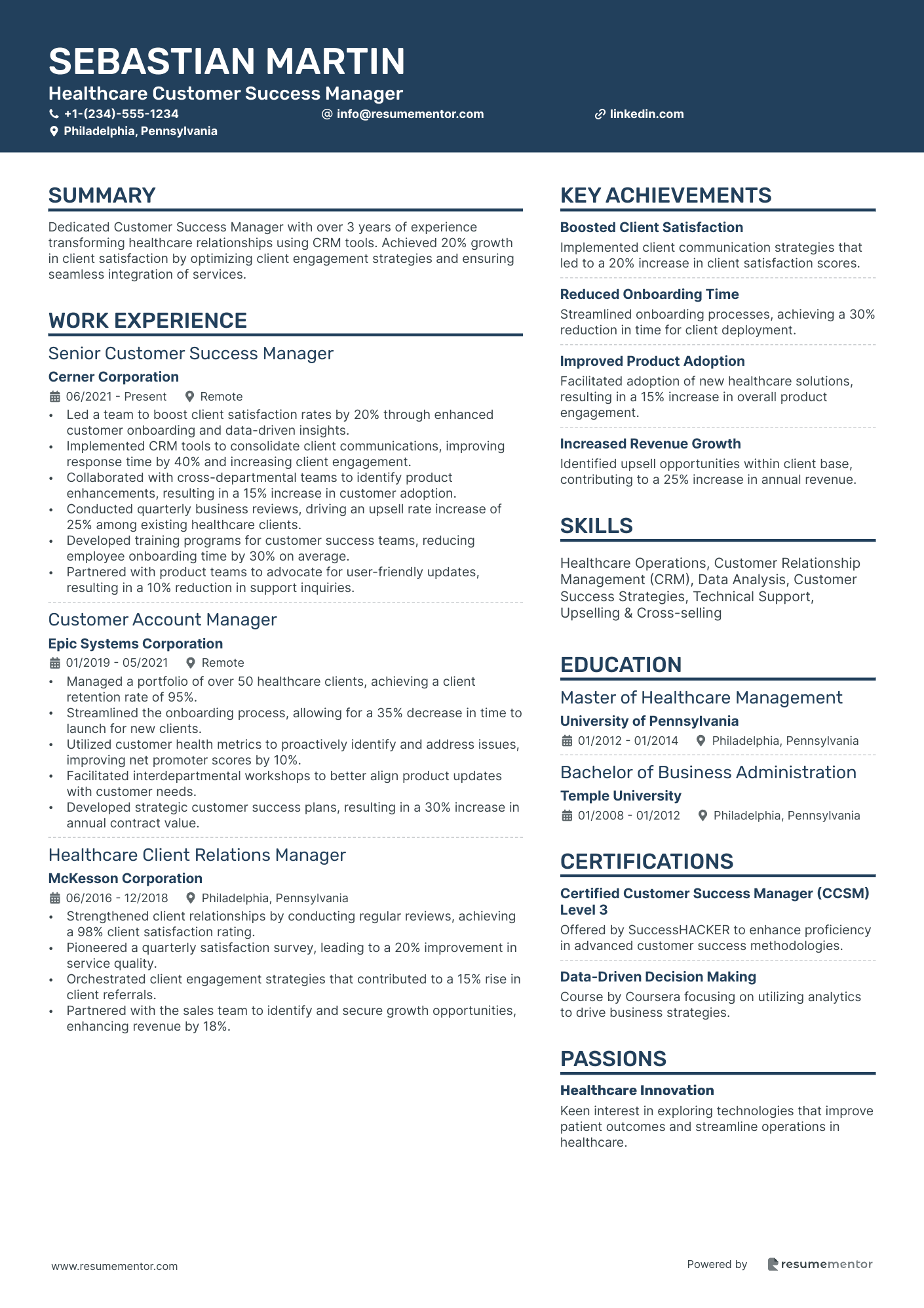 Healthcare Customer Success Manager