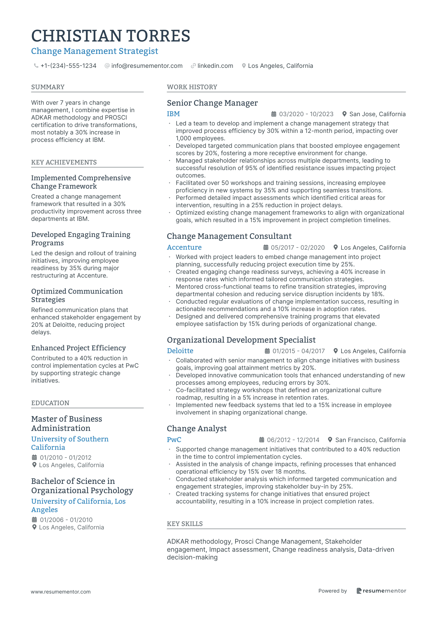 Change Management Strategist