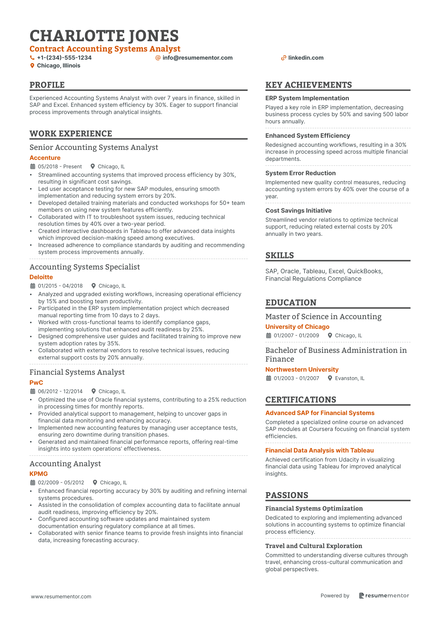 Contract Accounting Systems Analyst