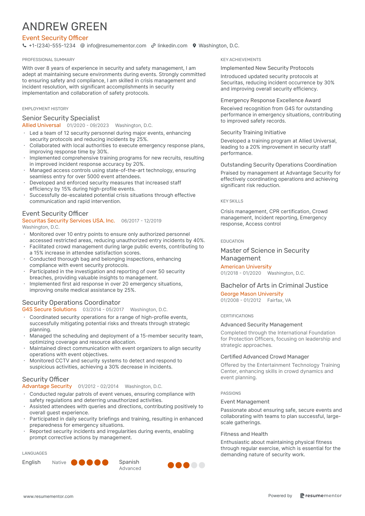 Event Security Officer