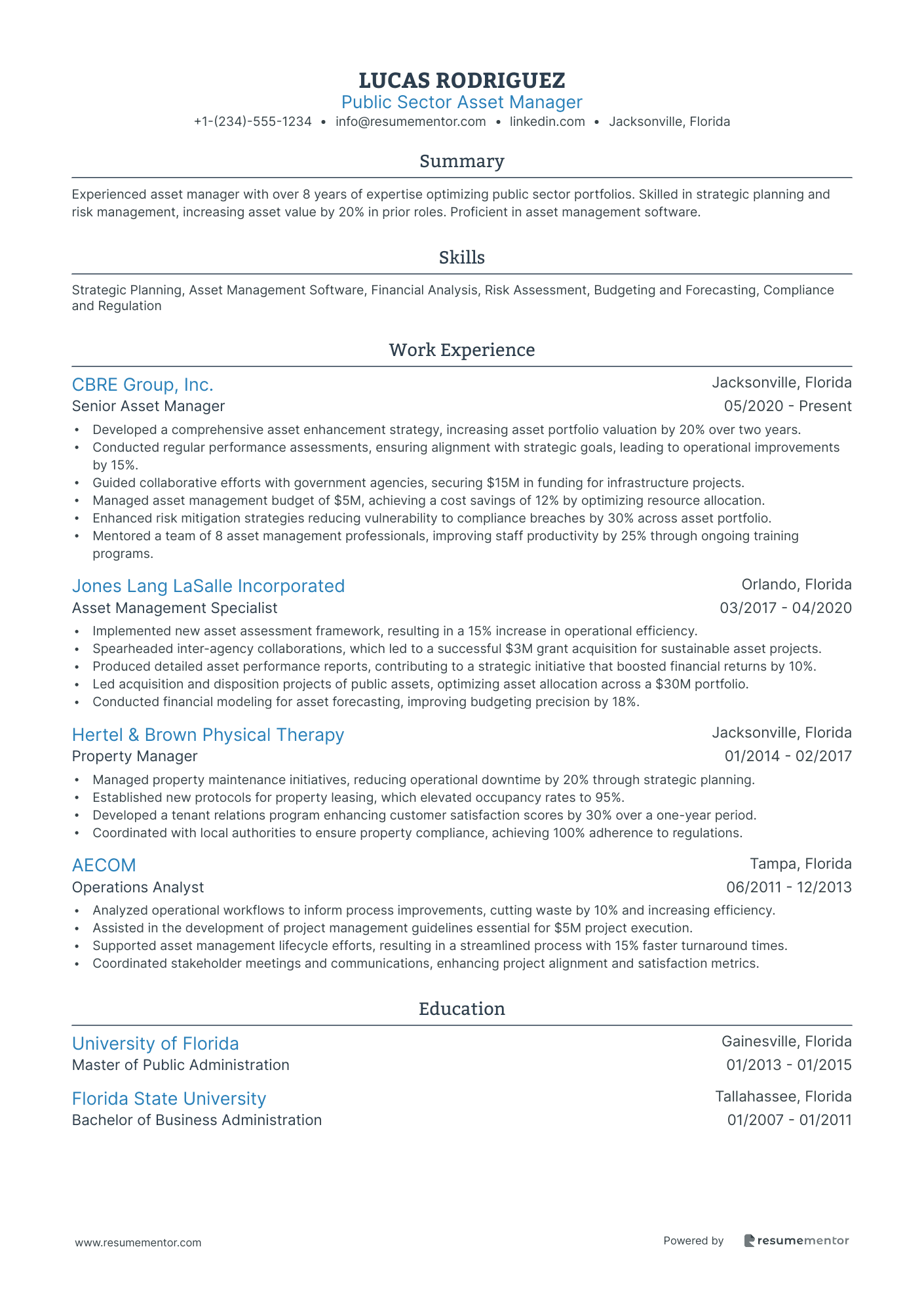Public Sector Asset Manager