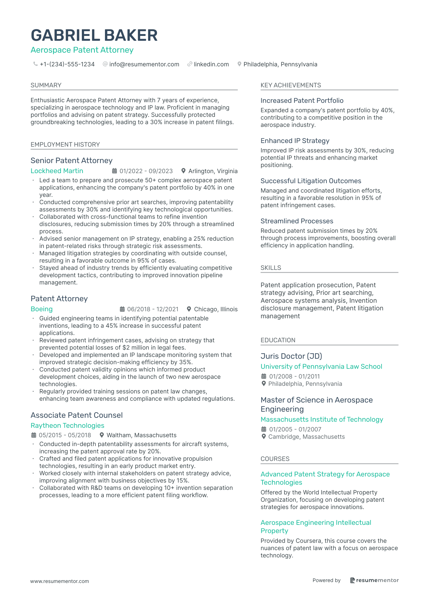 Aerospace Patent Attorney