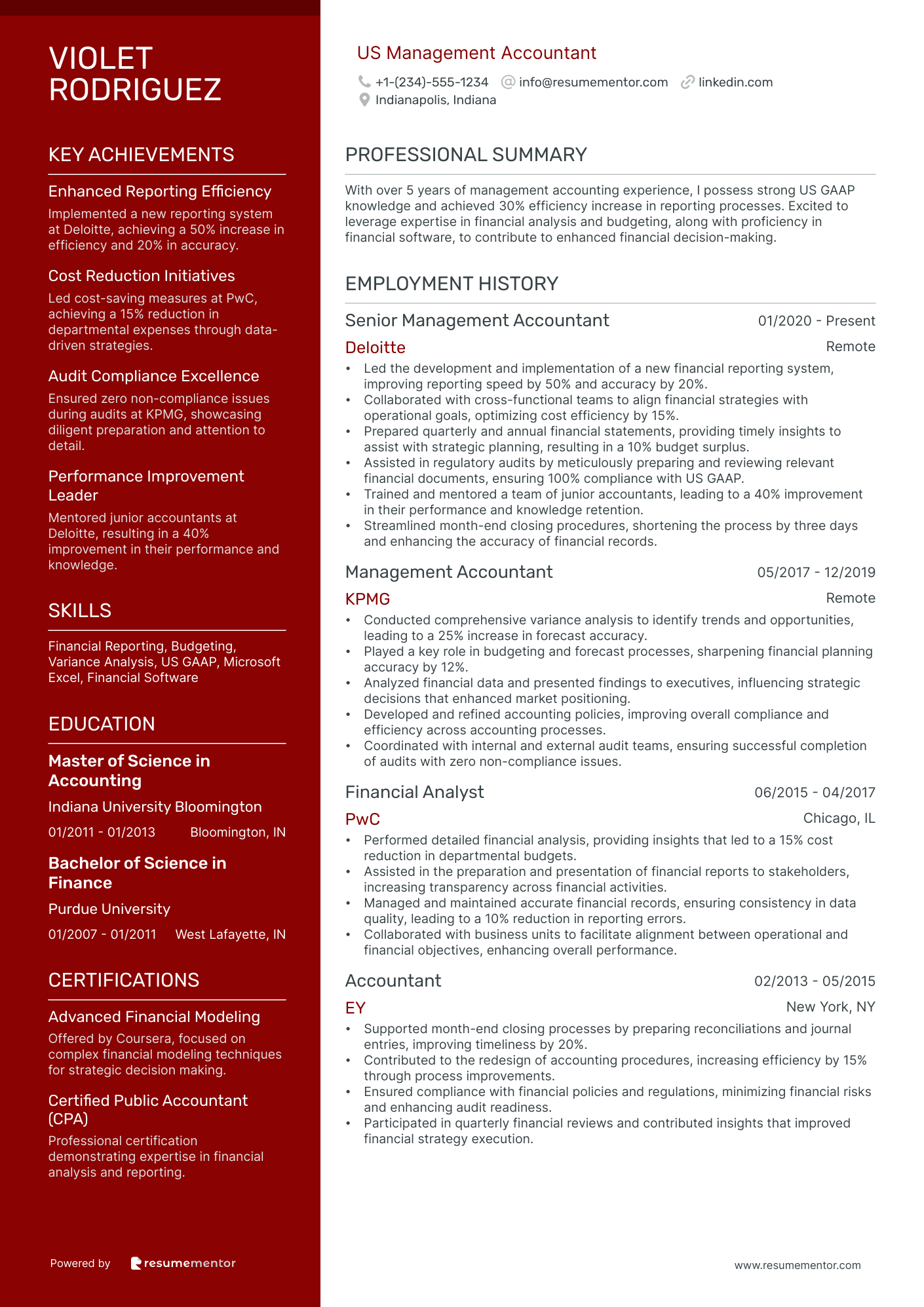 US Management Accountant