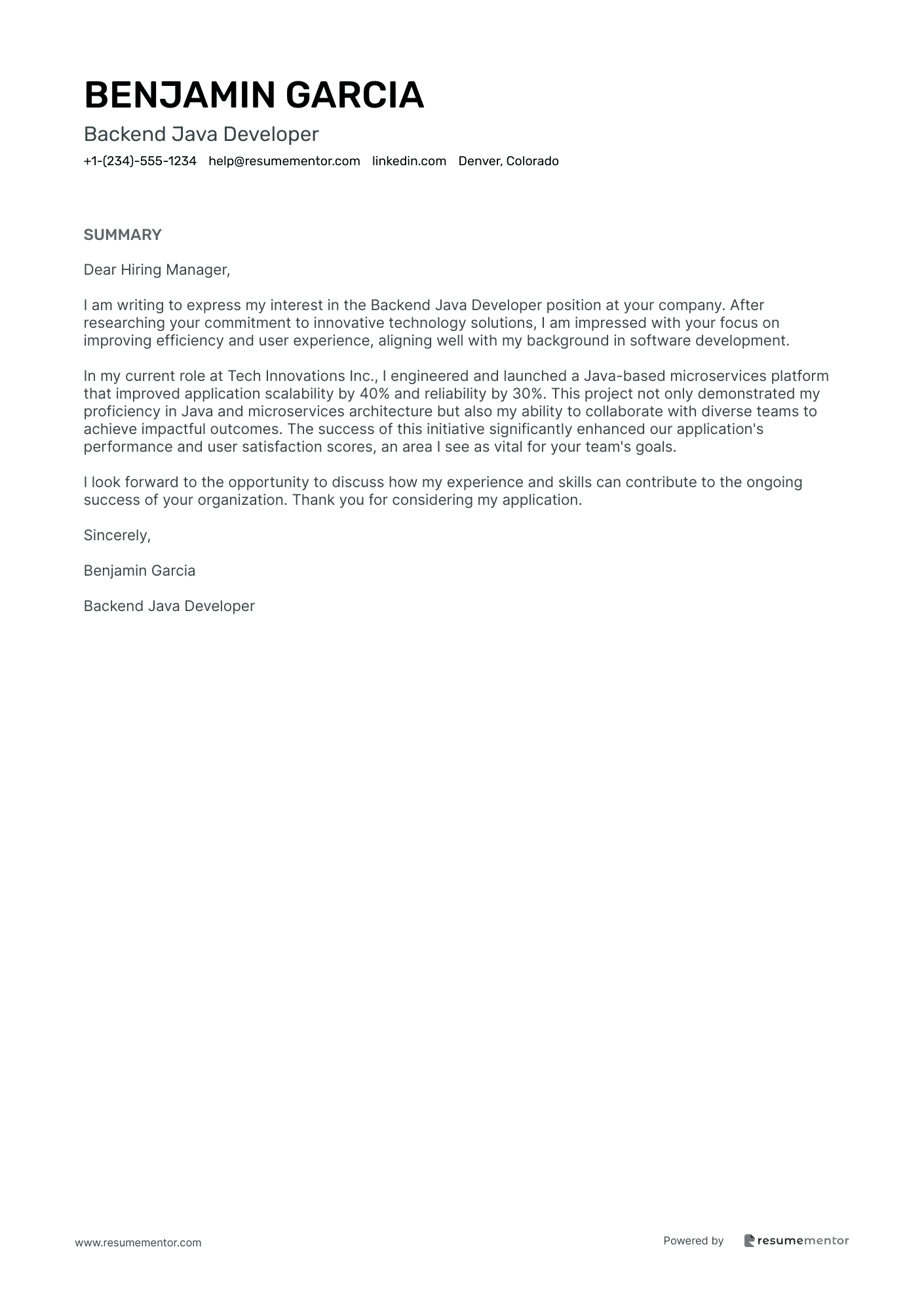 Backend Java Developer