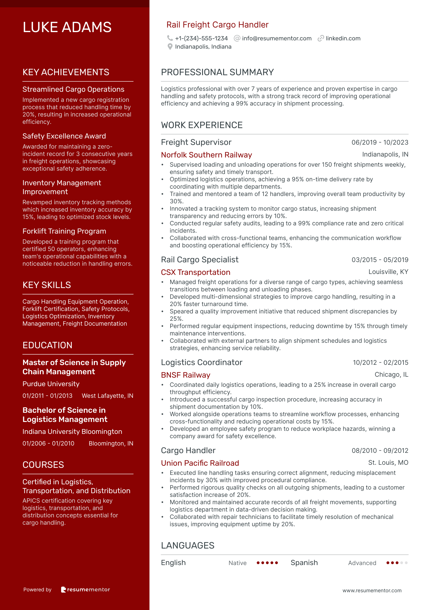 Rail Freight Cargo Handler