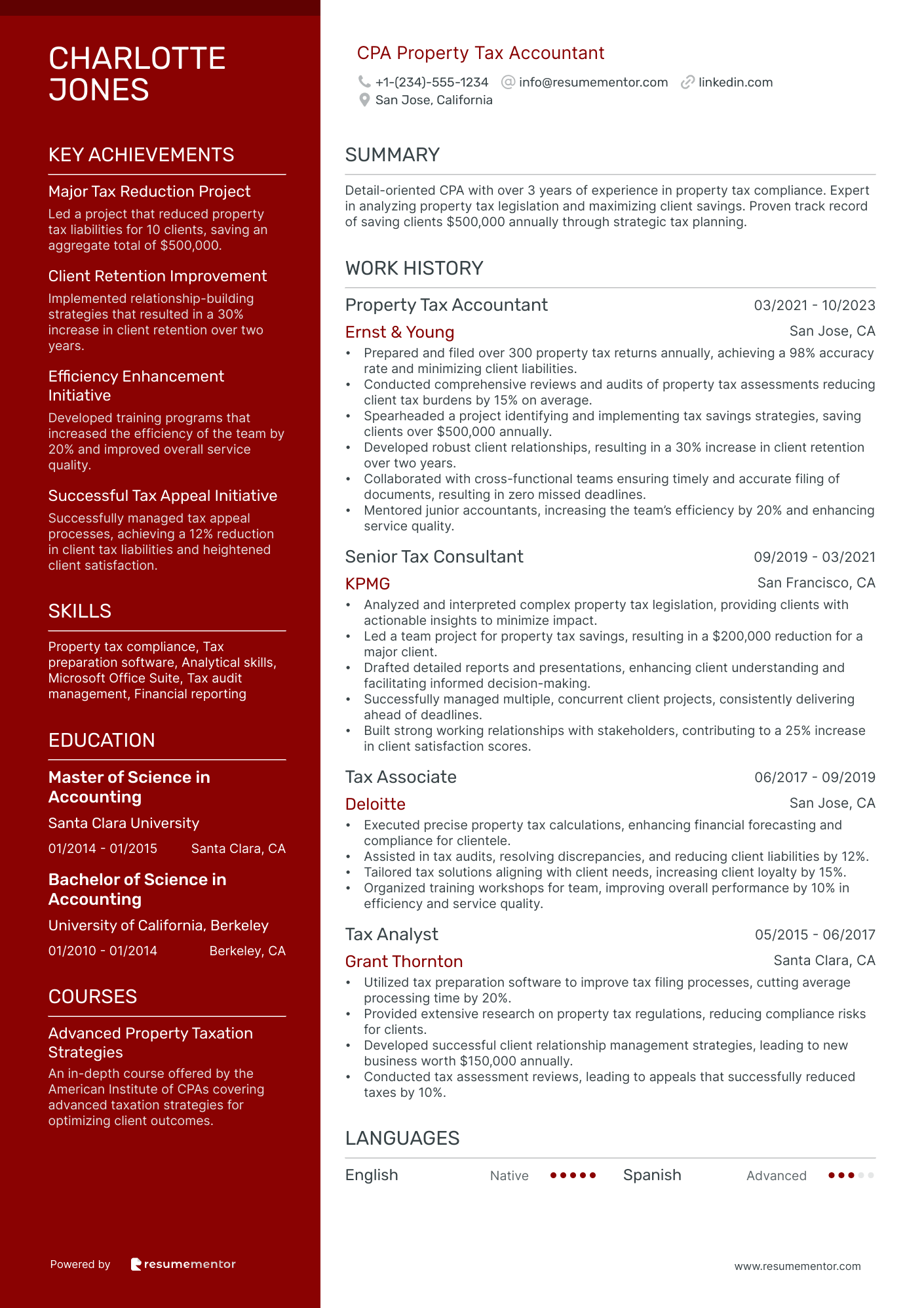 CPA Property Tax Accountant