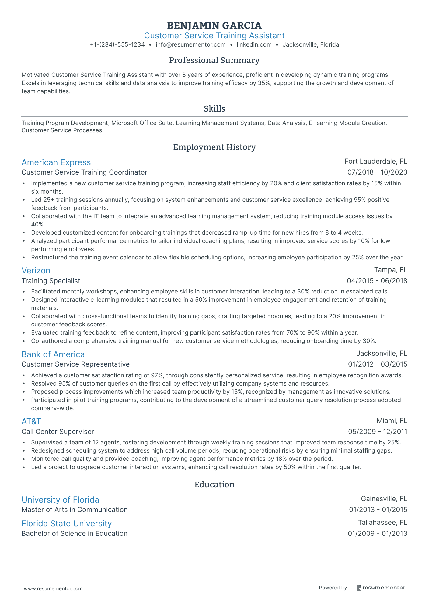 Customer Service Training Assistant