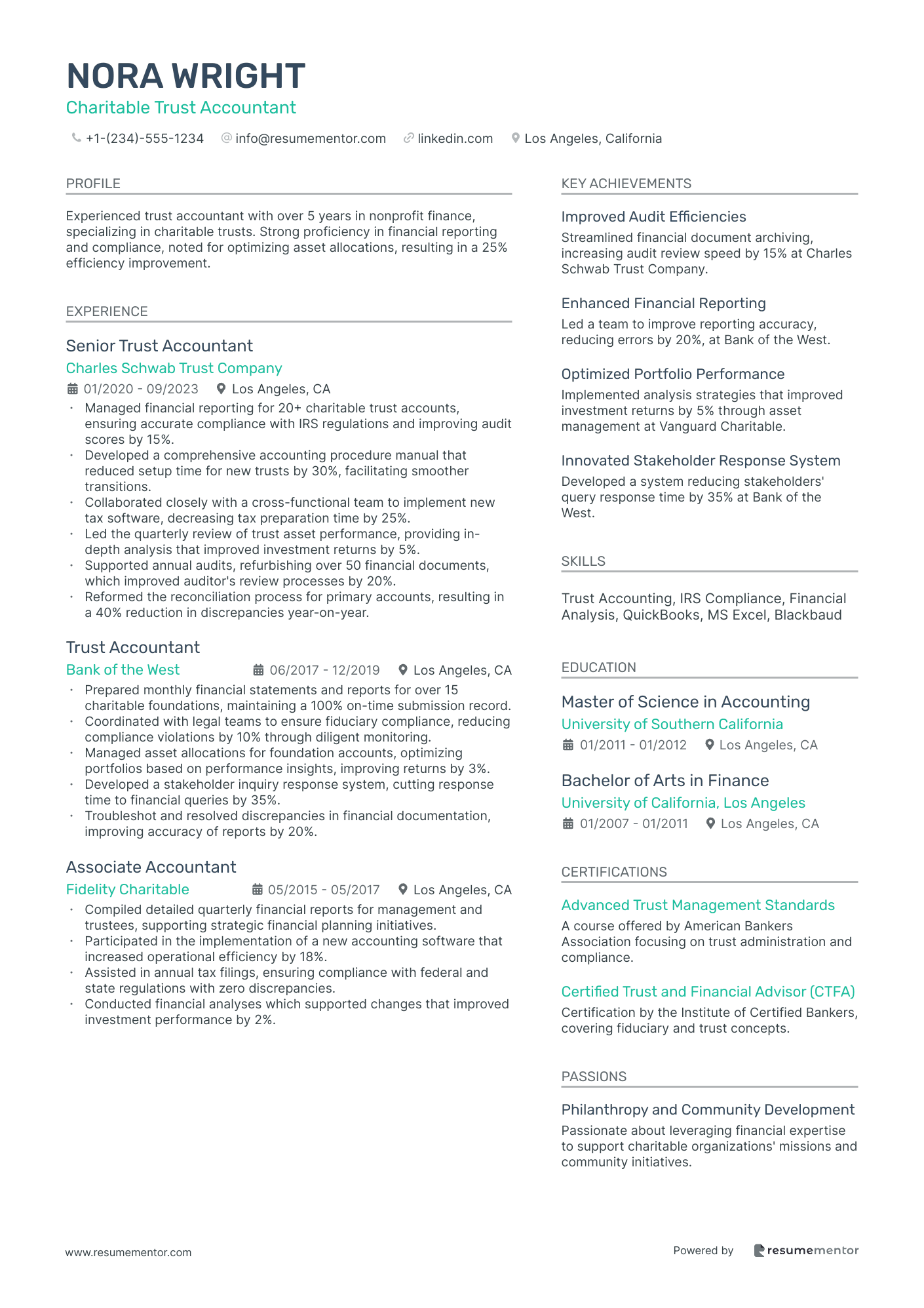 Charitable Trust Accountant