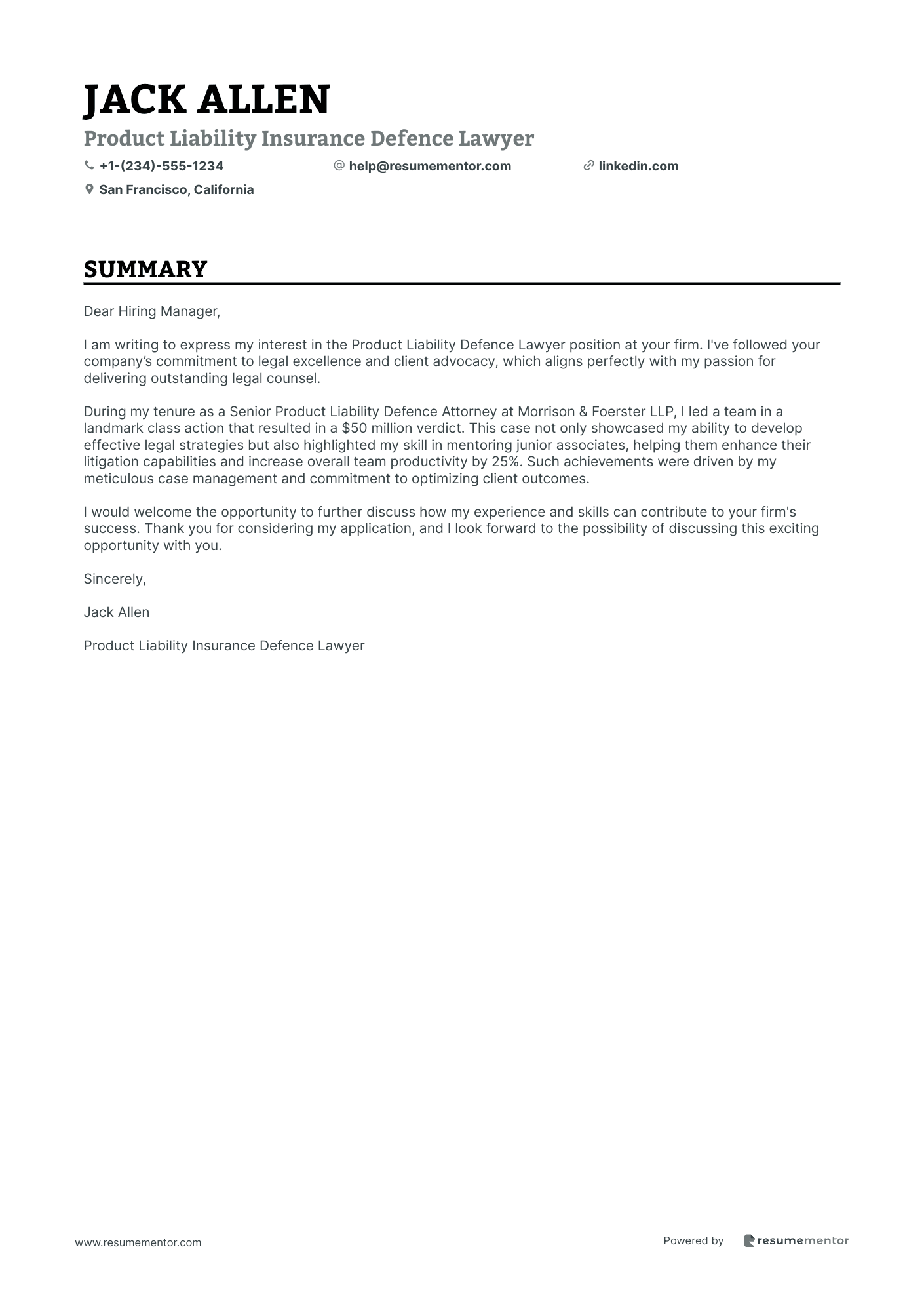 Product Liability Insurance Defence Lawyer