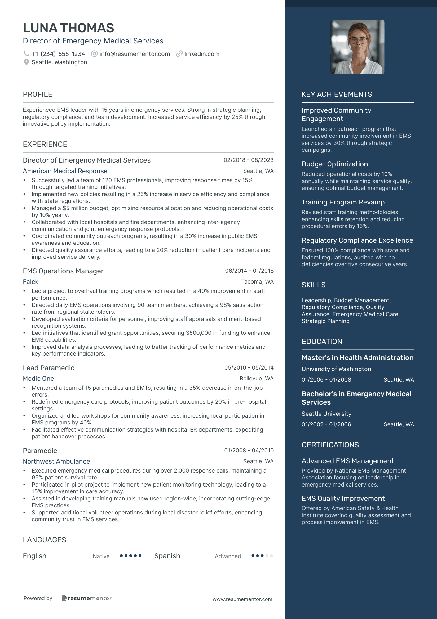 Director of Emergency Medical Services