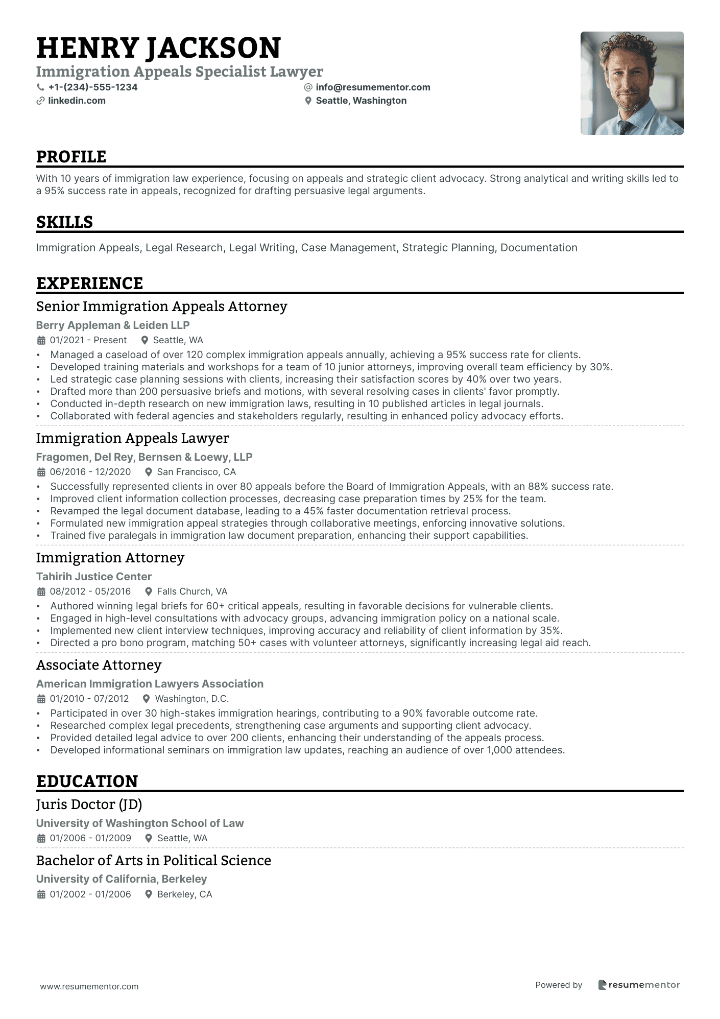 Immigration Appeals Specialist Lawyer