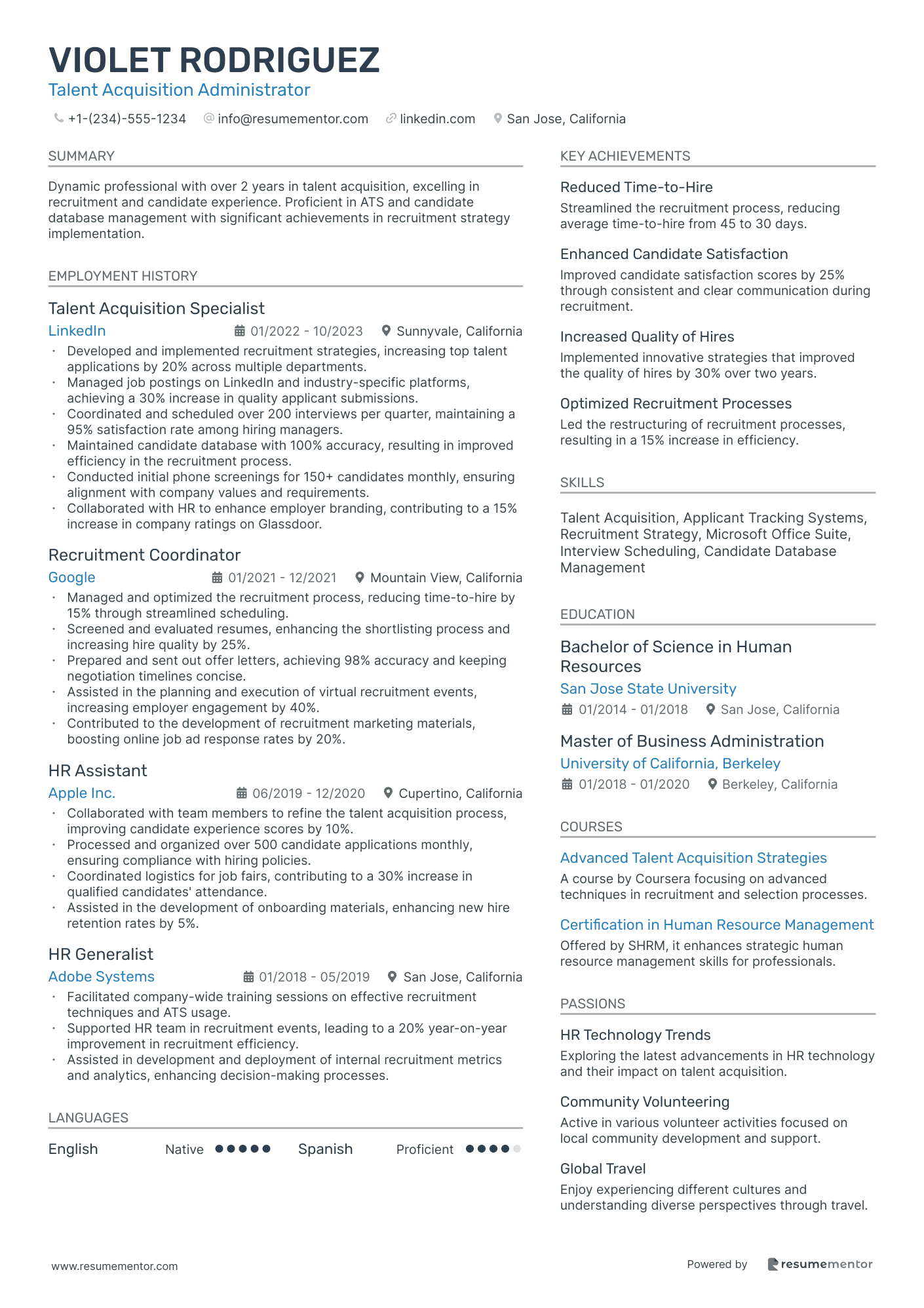Talent Acquisition Administrator