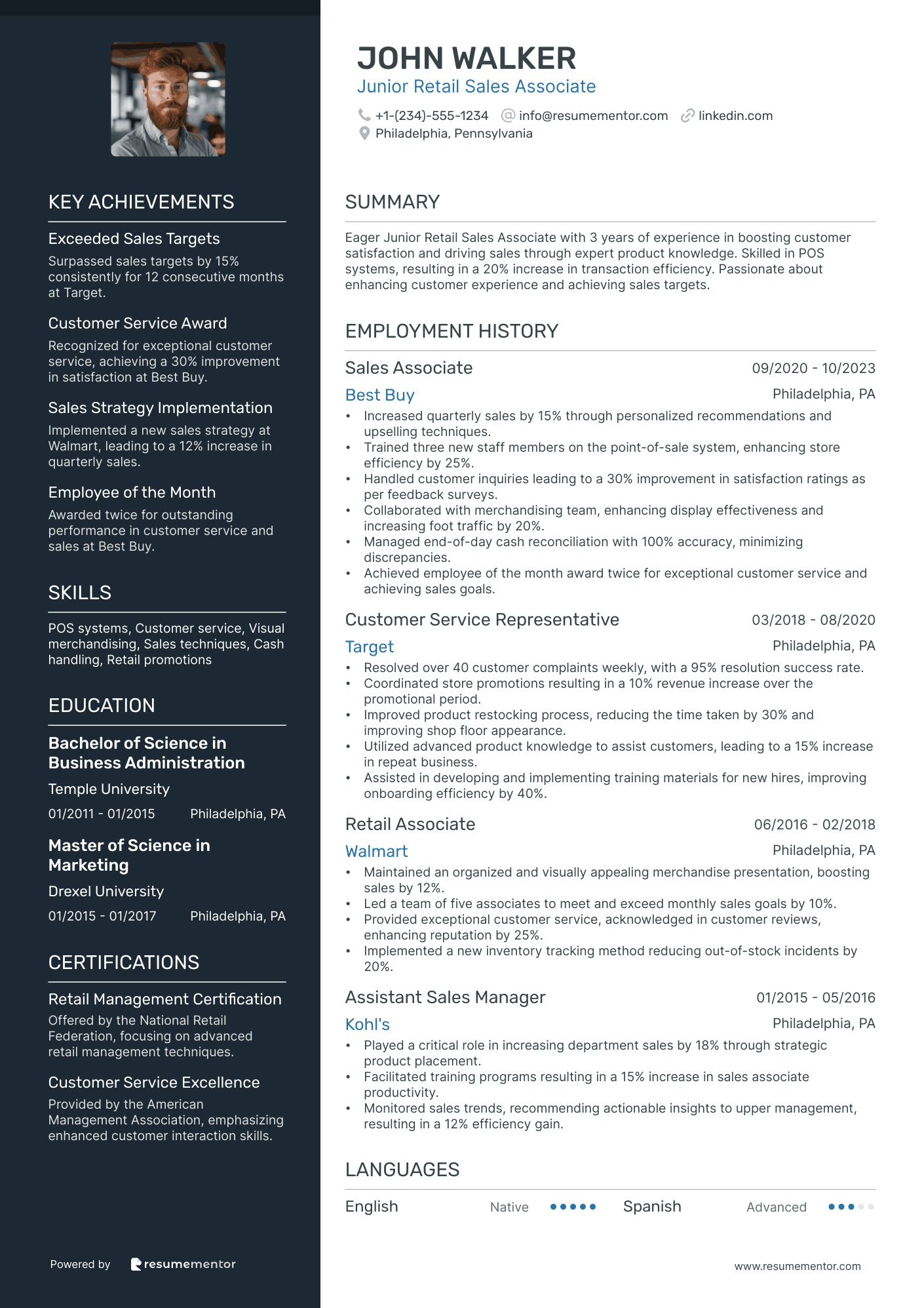 Junior Retail Sales Associate