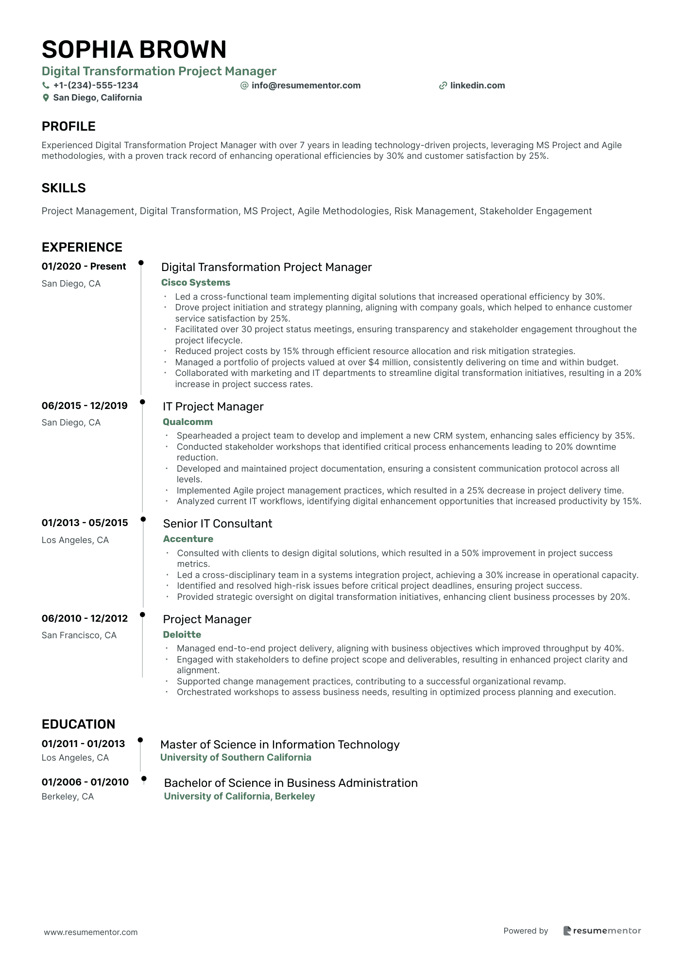 Digital Transformation Project Manager
