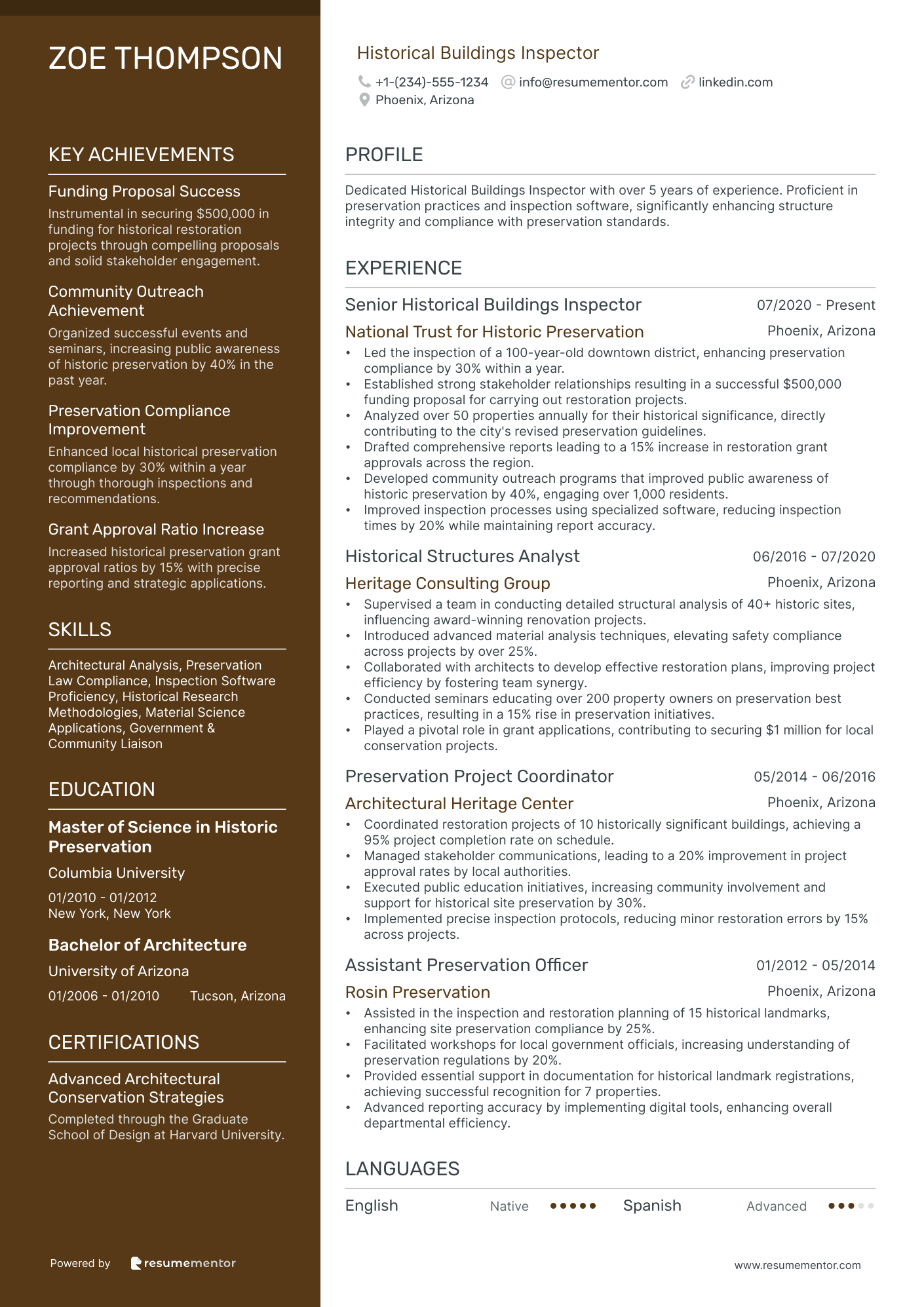 Historical Buildings Inspector