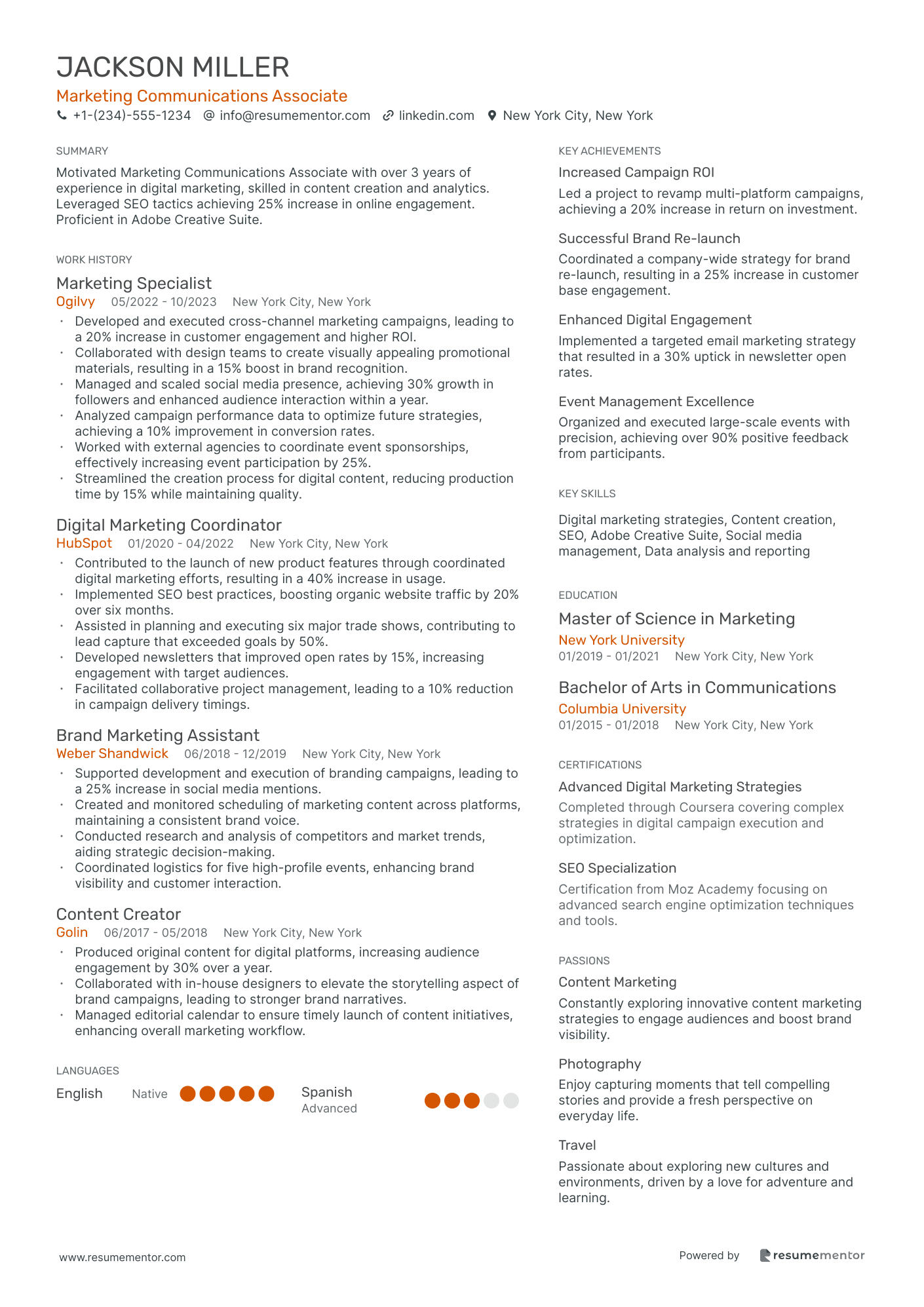 Marketing Communications Associate