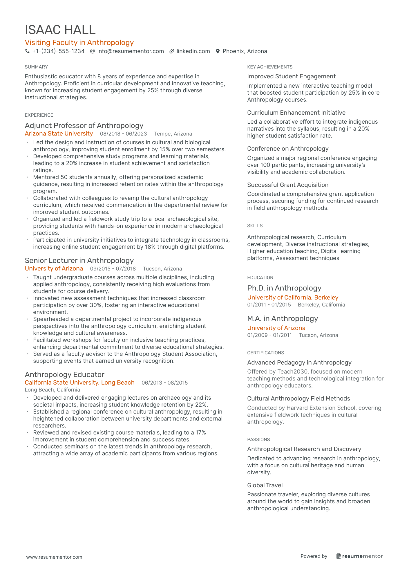 Visiting Faculty in Anthropology
