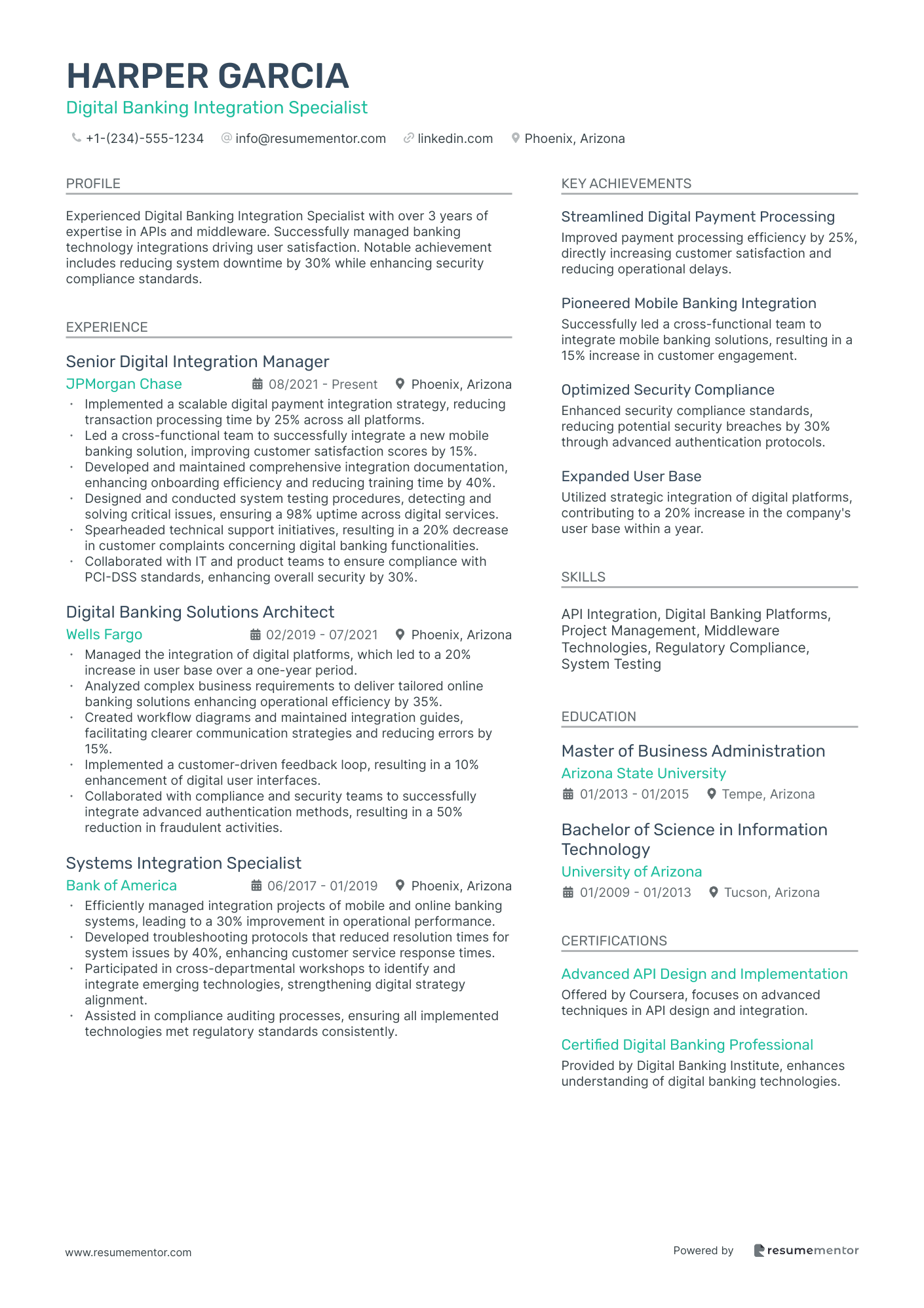 Digital Banking Integration Specialist