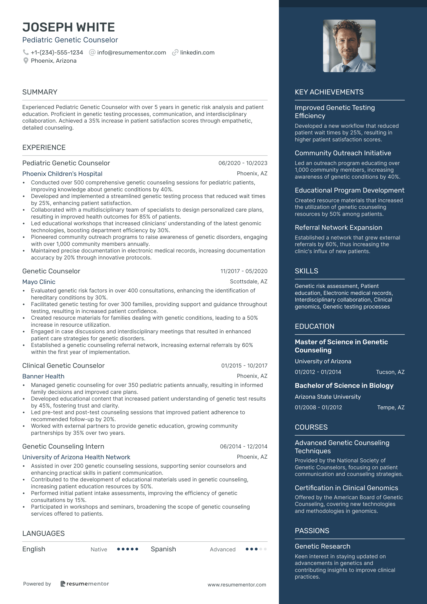 Pediatric Genetic Counselor