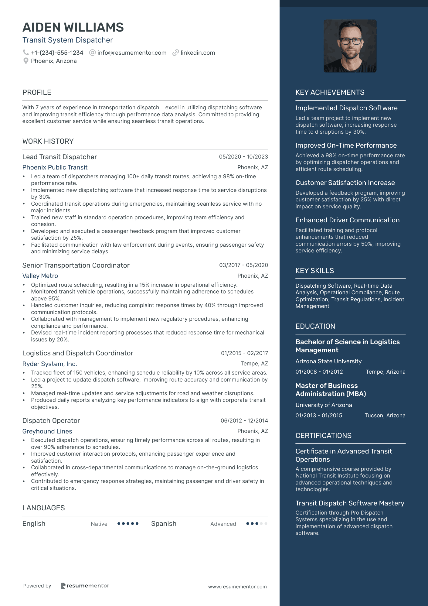 Transit System Dispatcher