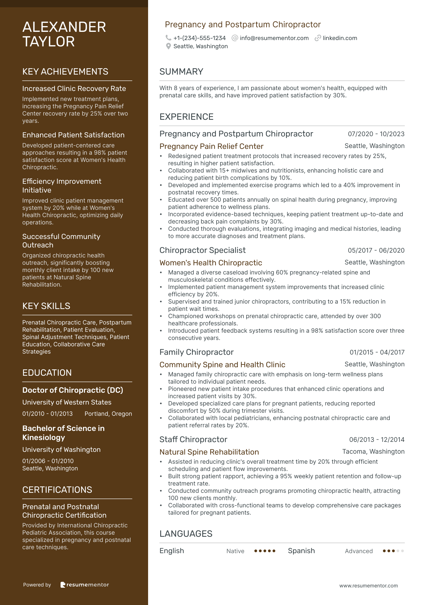 Pregnancy and Postpartum Chiropractor