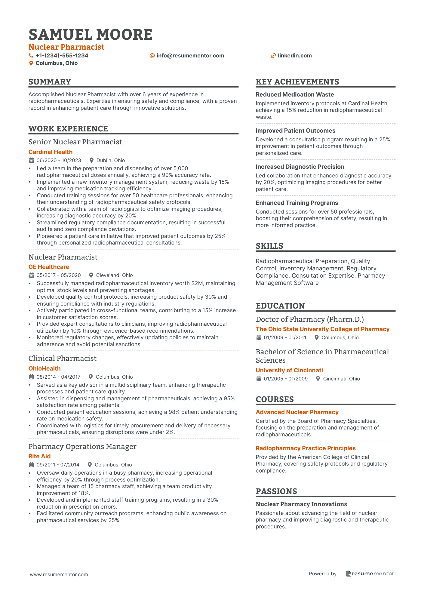 Nuclear Pharmacist