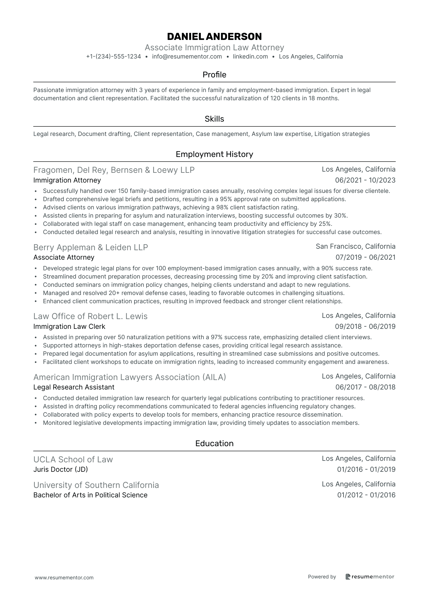 Associate Immigration Law Attorney