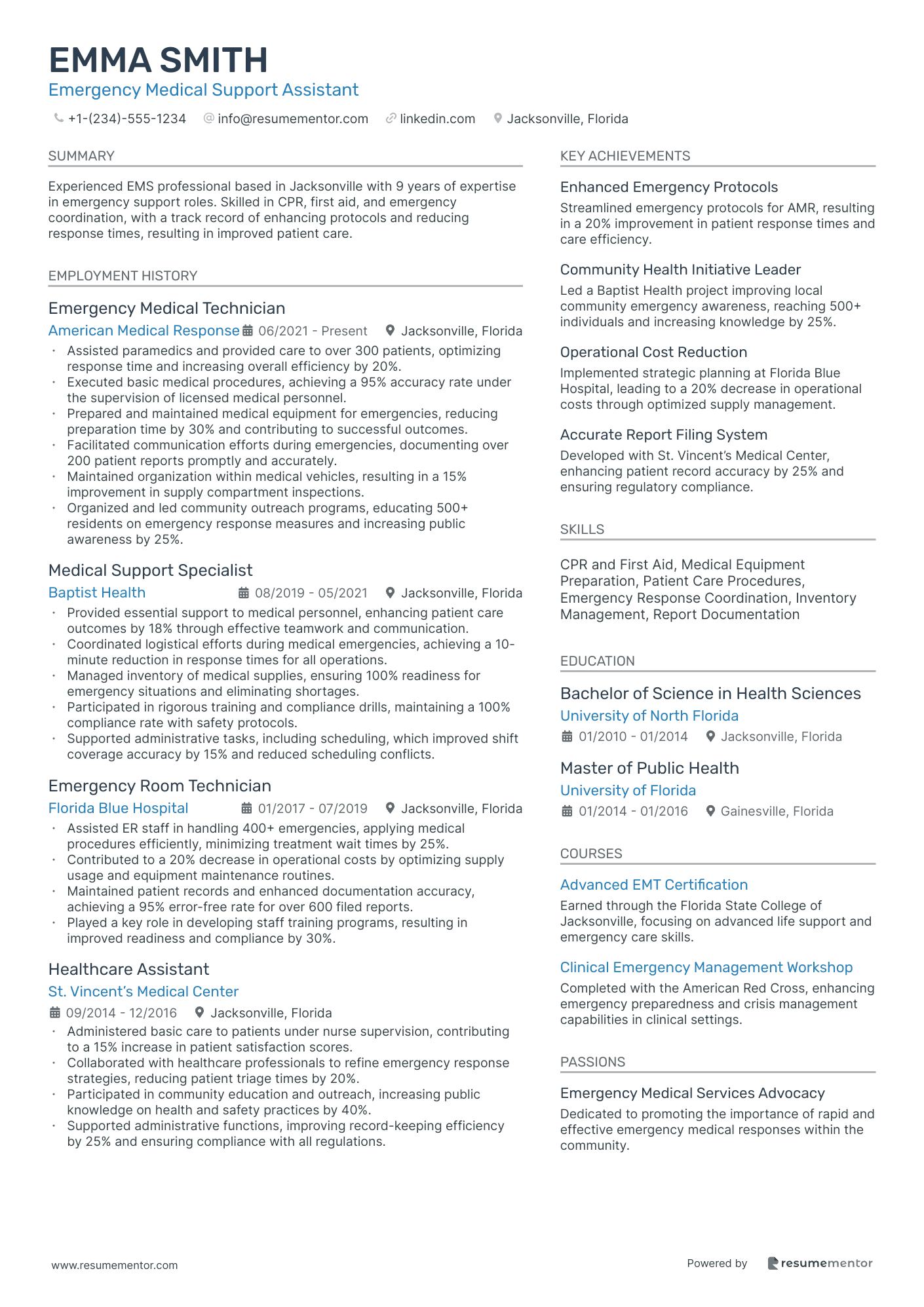 Emergency Medical Support Assistant