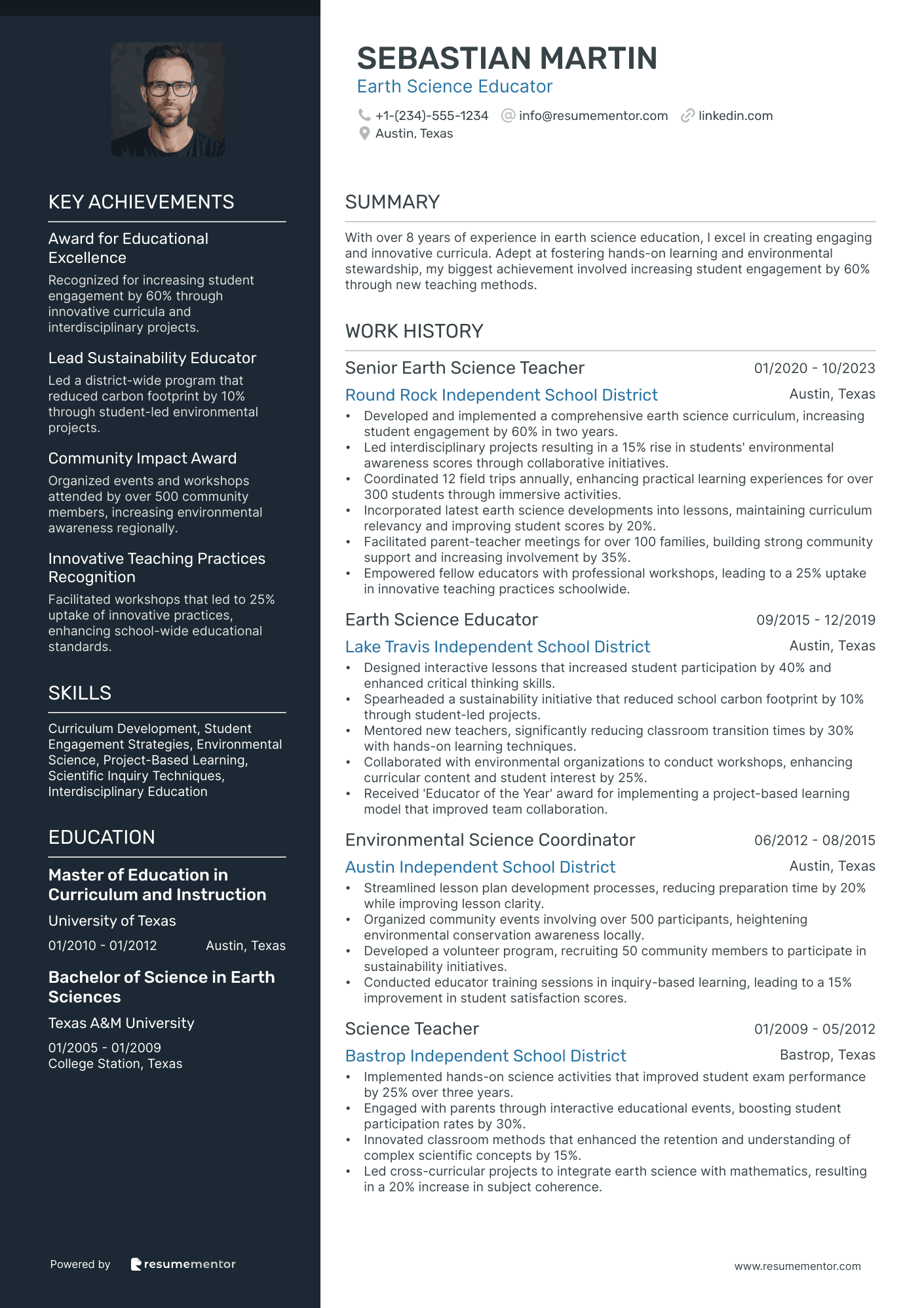 Earth Science Educator