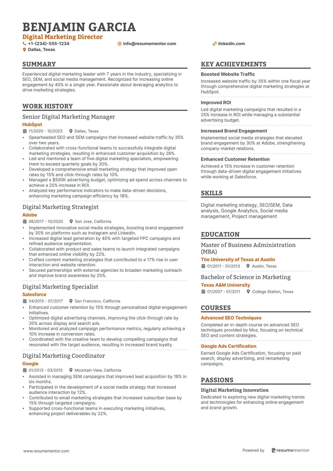 Digital Marketing Director