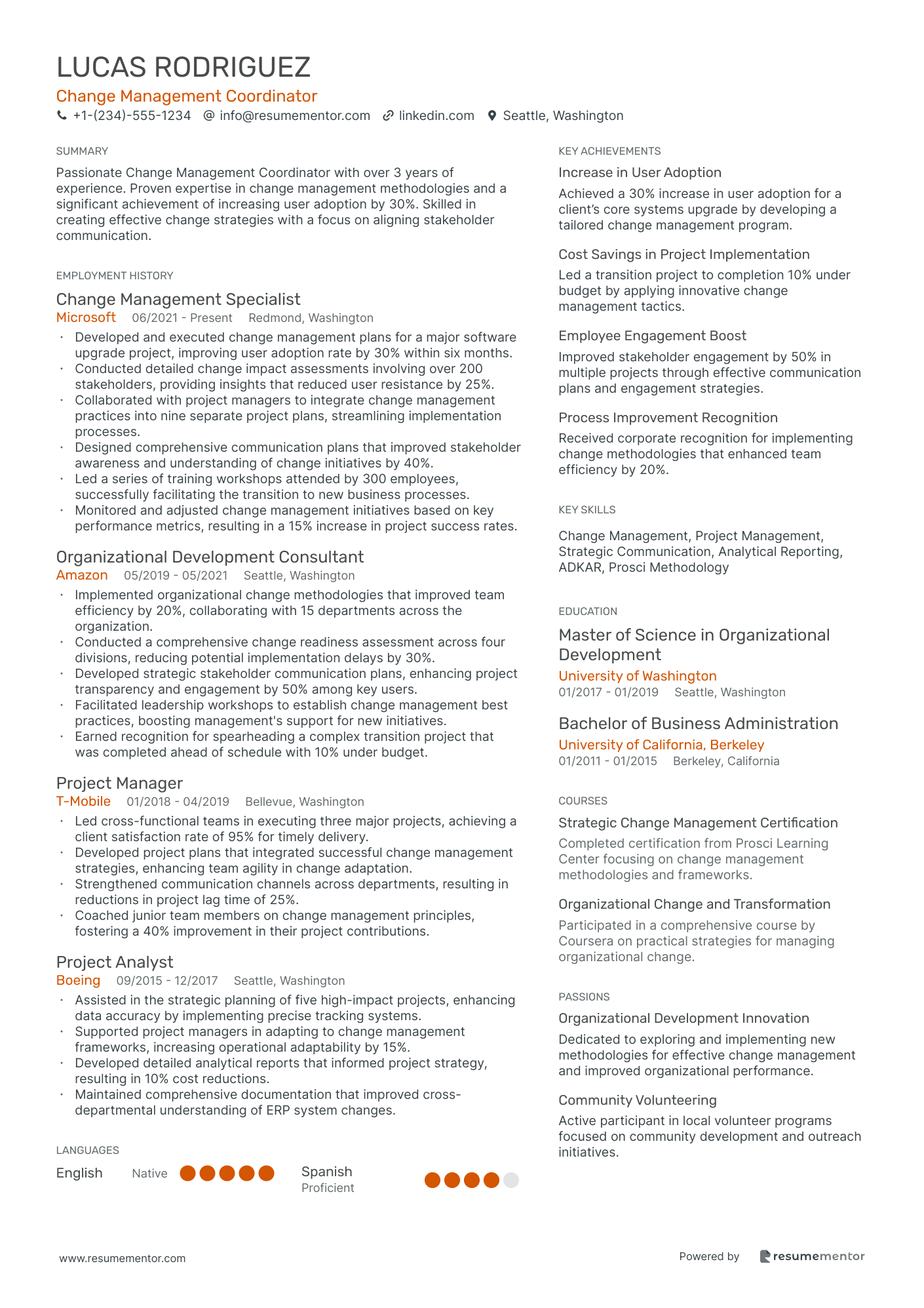 Change Management Coordinator