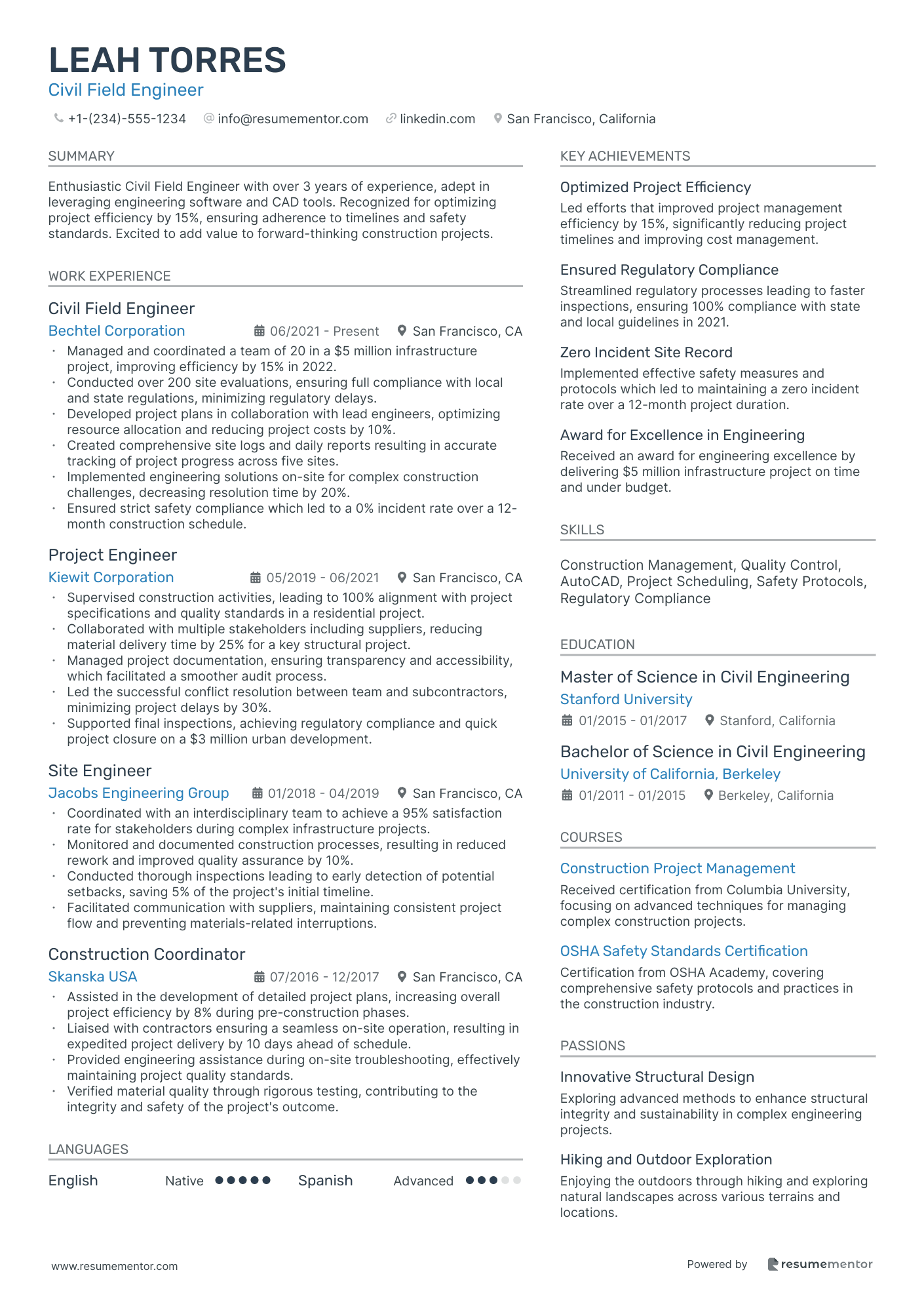 Civil Field Engineer
